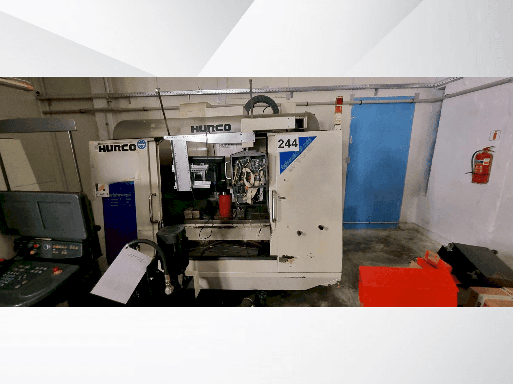 Frontansicht der Hurco VM2  Maschine