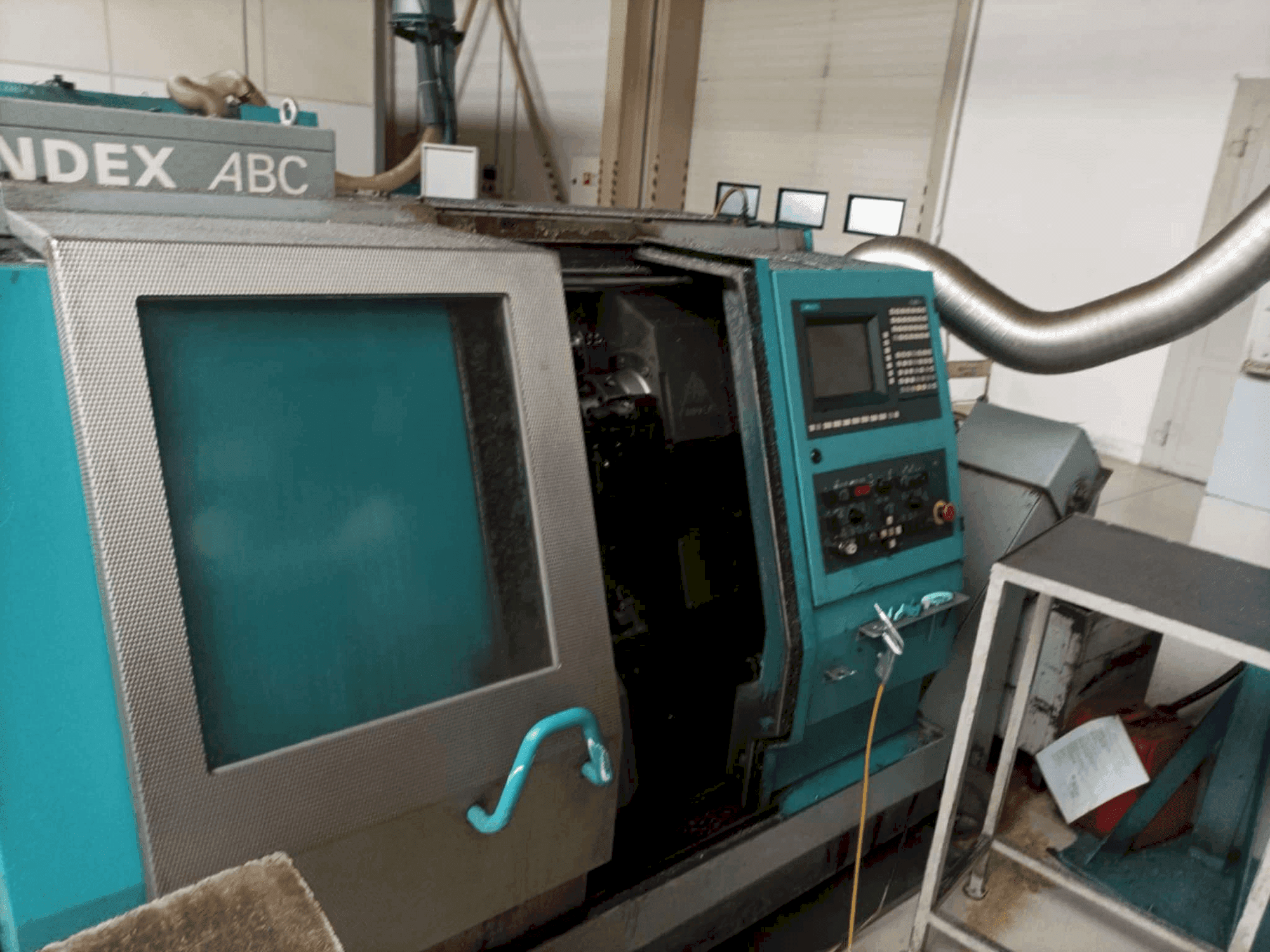 Frontansicht der Index ABC  Maschine