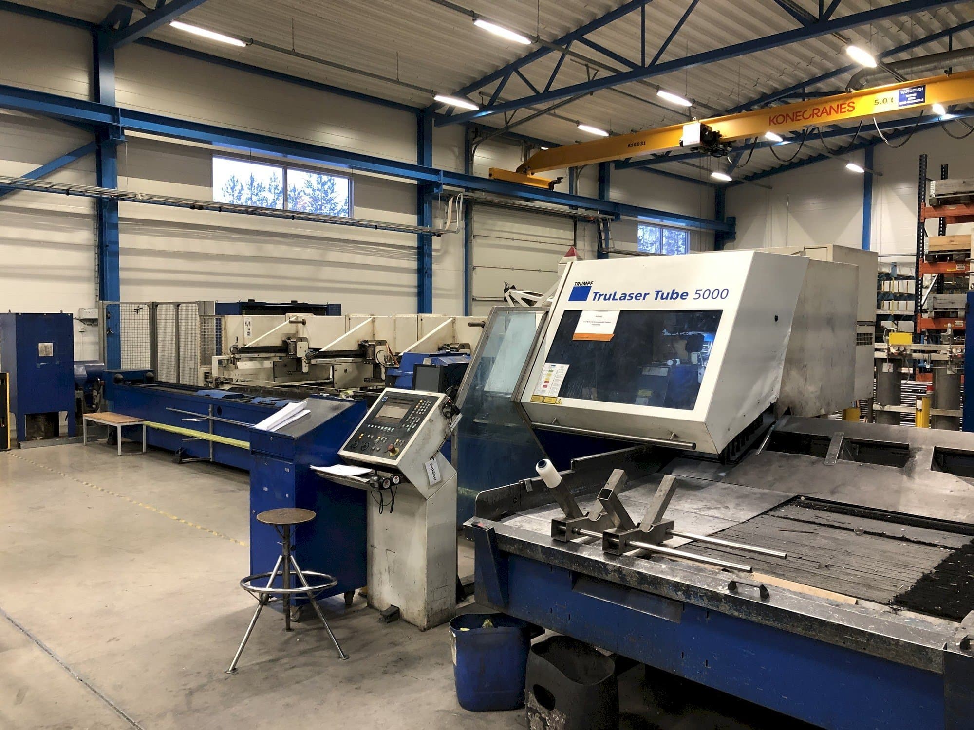 Frontansicht der Trumpf TruLaser Tube 5000  Maschine