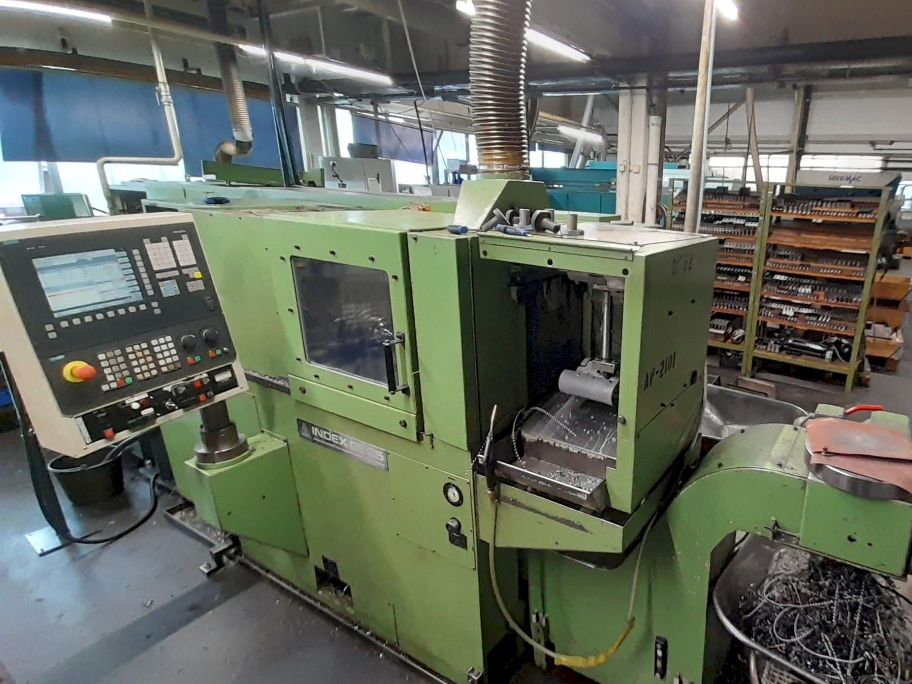 Frontansicht der Index GE65  Maschine