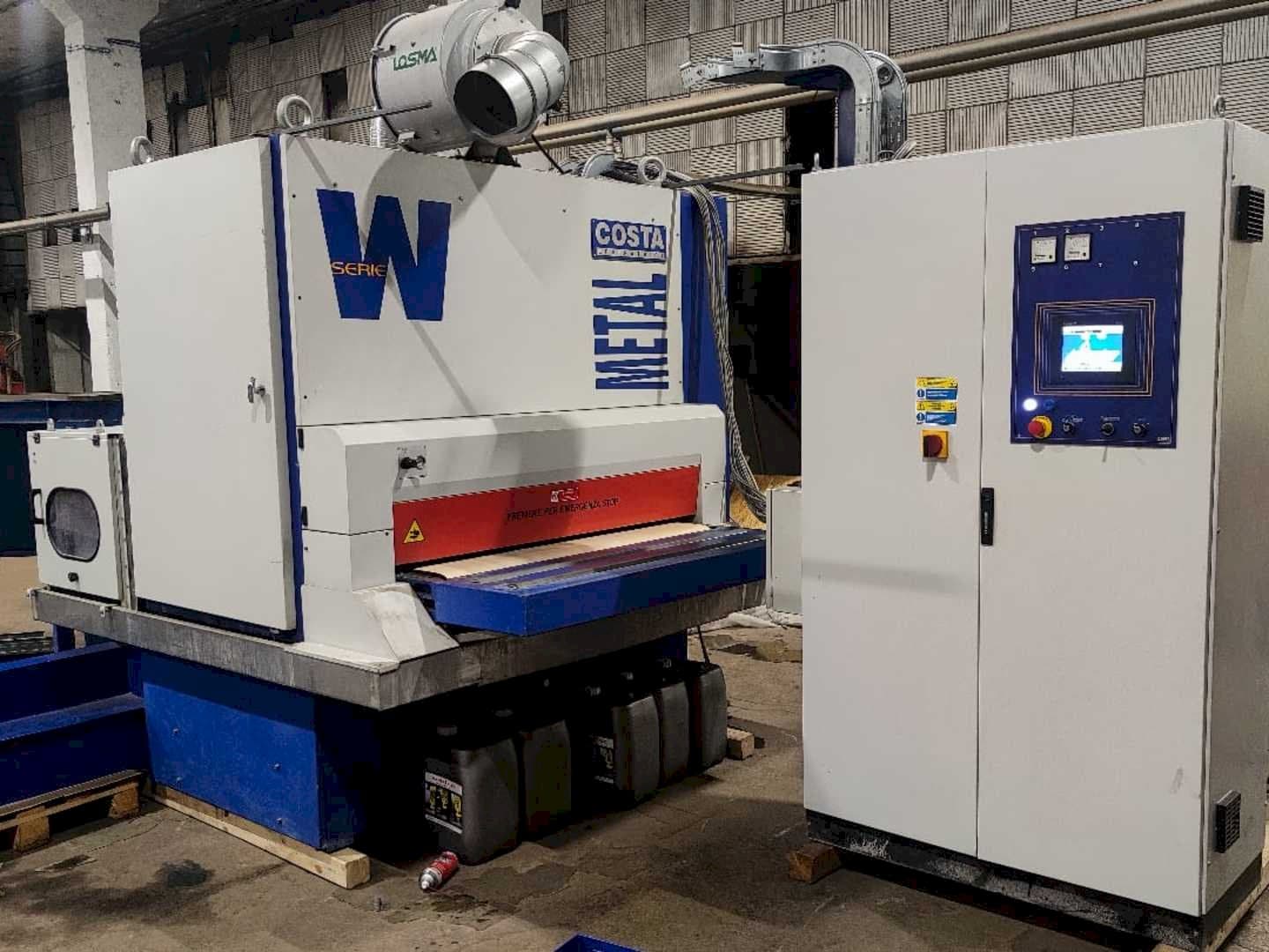 Frontansicht der Costa WD CV 1300  Maschine