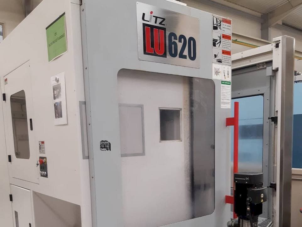 Frontansicht der Litz LU 620 Maschine
