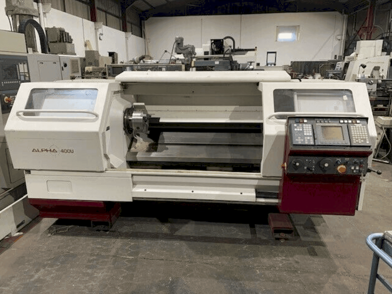 Frontansicht der Harrison ALPHA 400 U Maschine