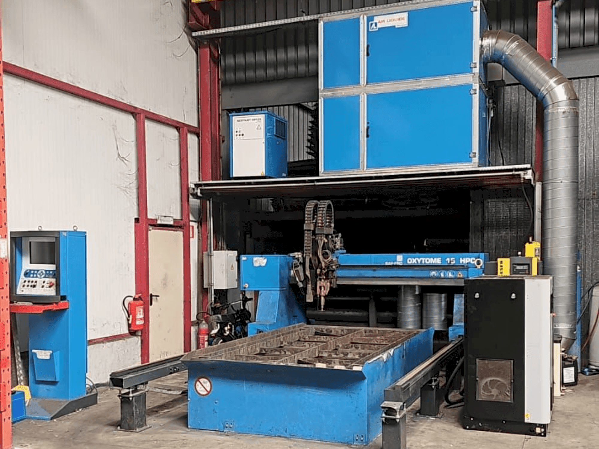 Frontansicht der SAF Oxytome 15 HPC  Maschine