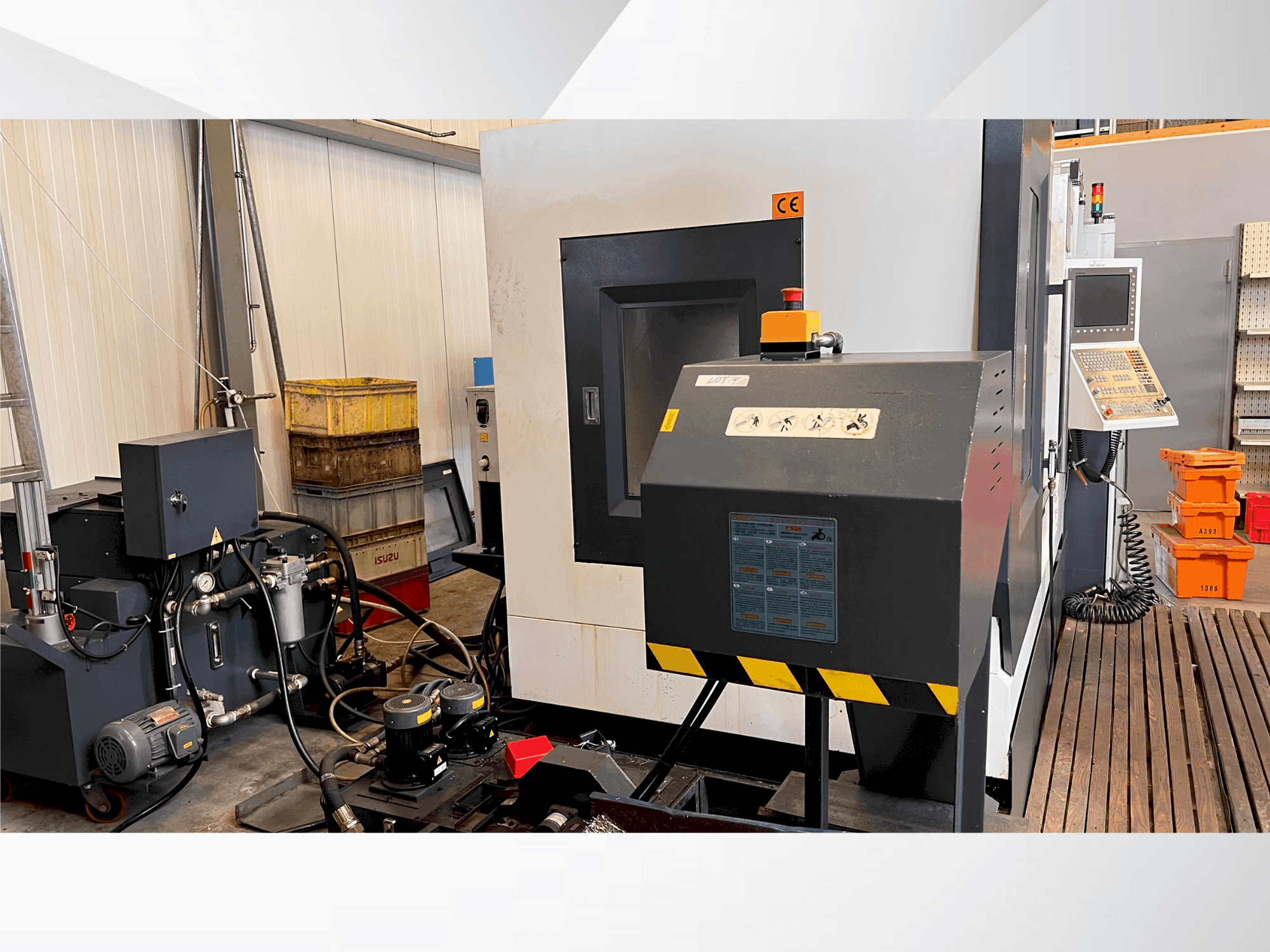 Frontansicht der POSmill C 1050  Maschine