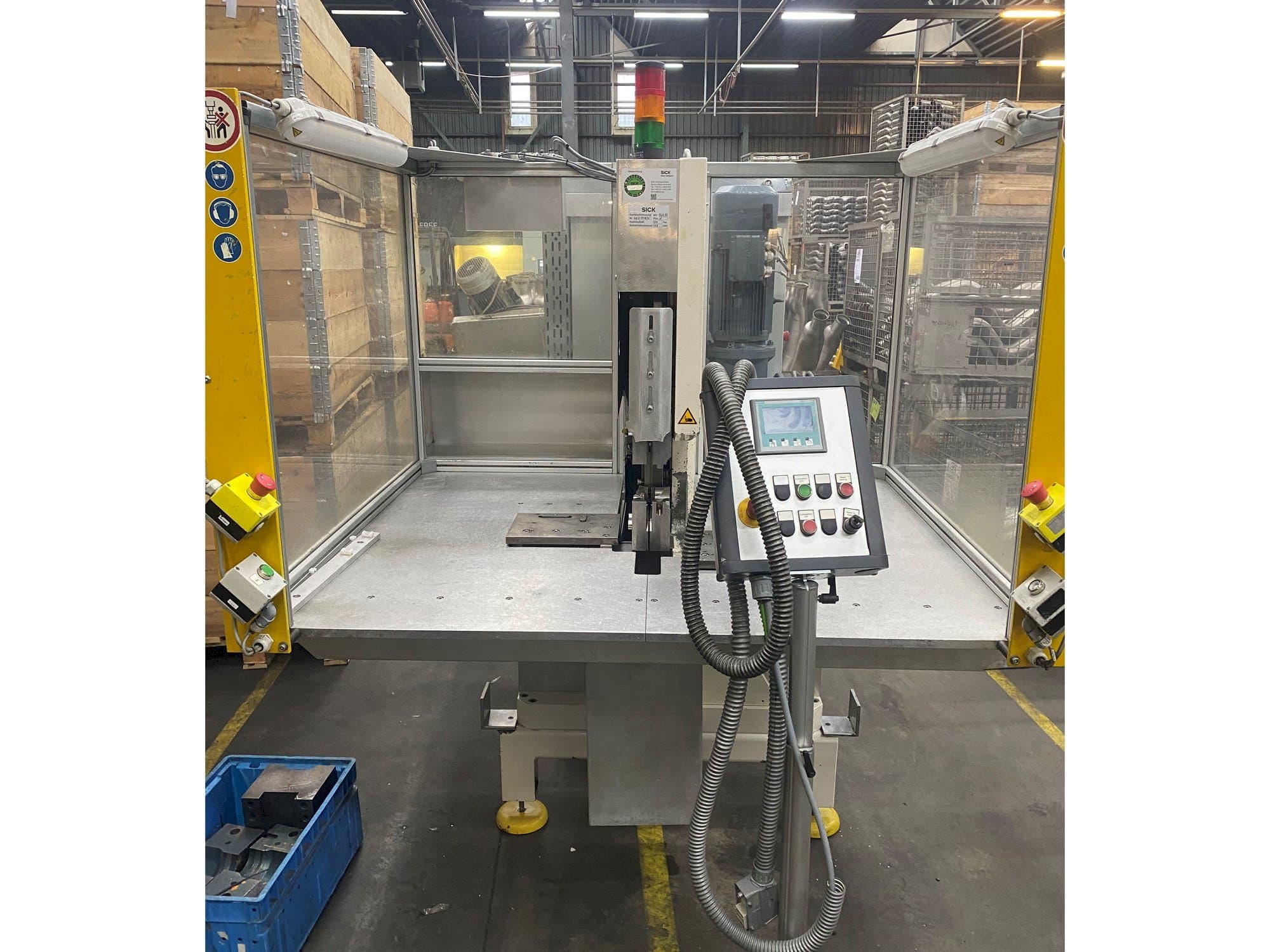 Frontansicht der Schmidt und Remmert EMT80-2-F02 Maschine