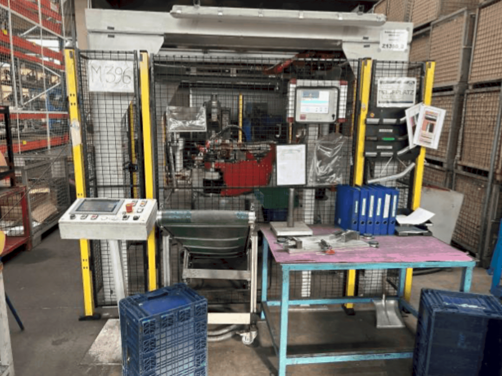 Frontansicht der Transfluid DB 650 ST-SPS  Maschine