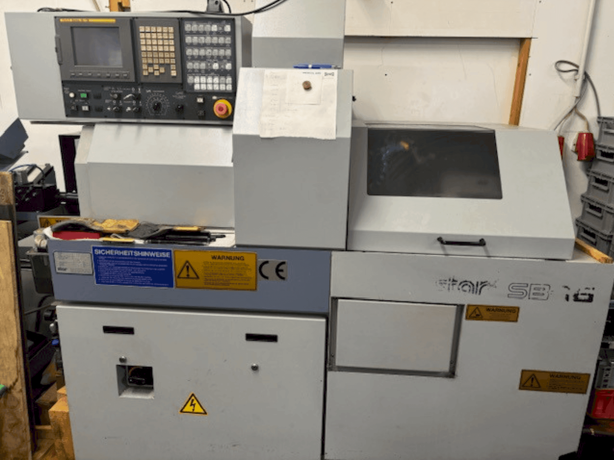 Frontansicht der Star SB-16  Maschine