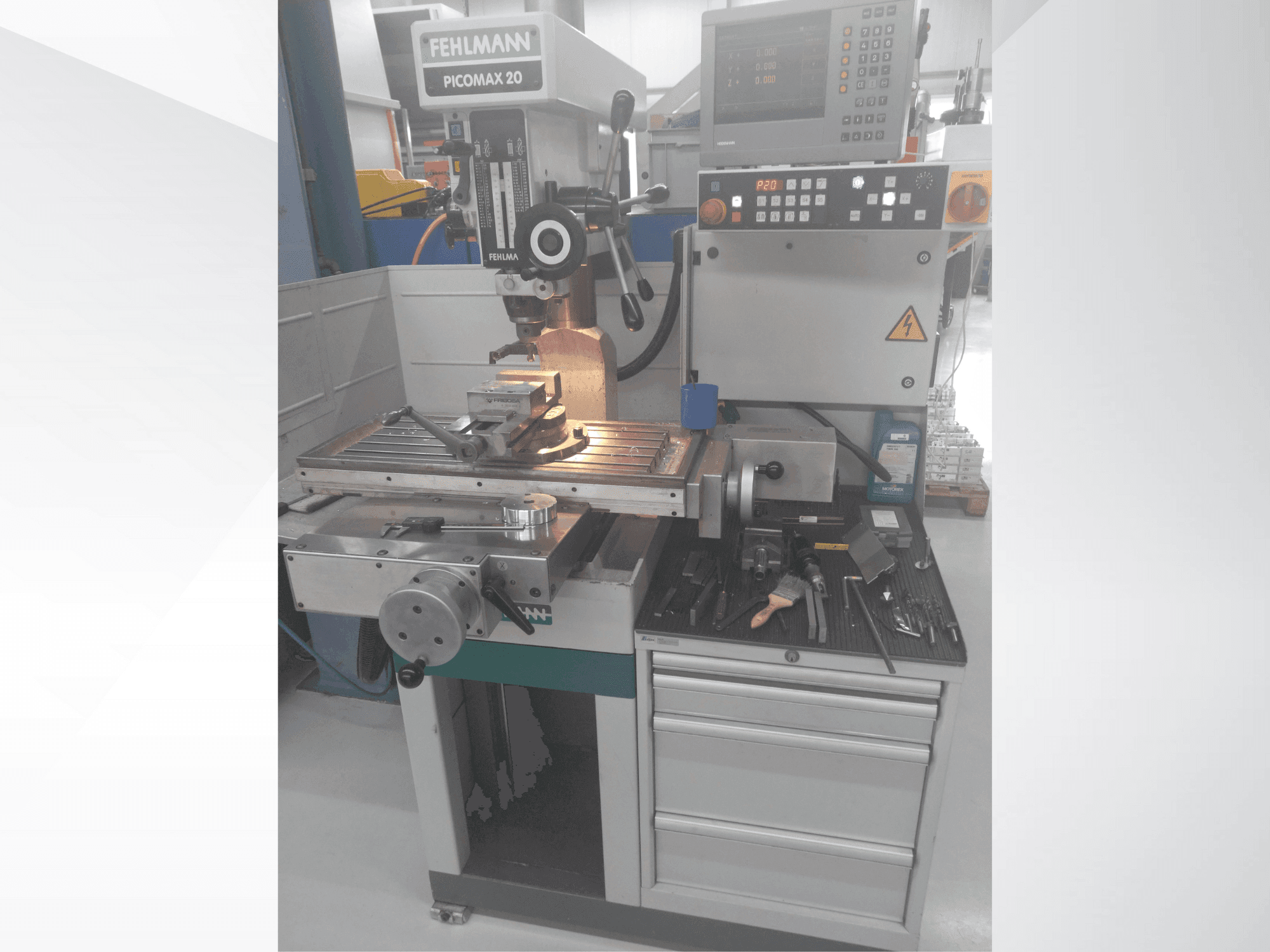 Frontansicht der FEHLMANN PICOMAX 20 Maschine