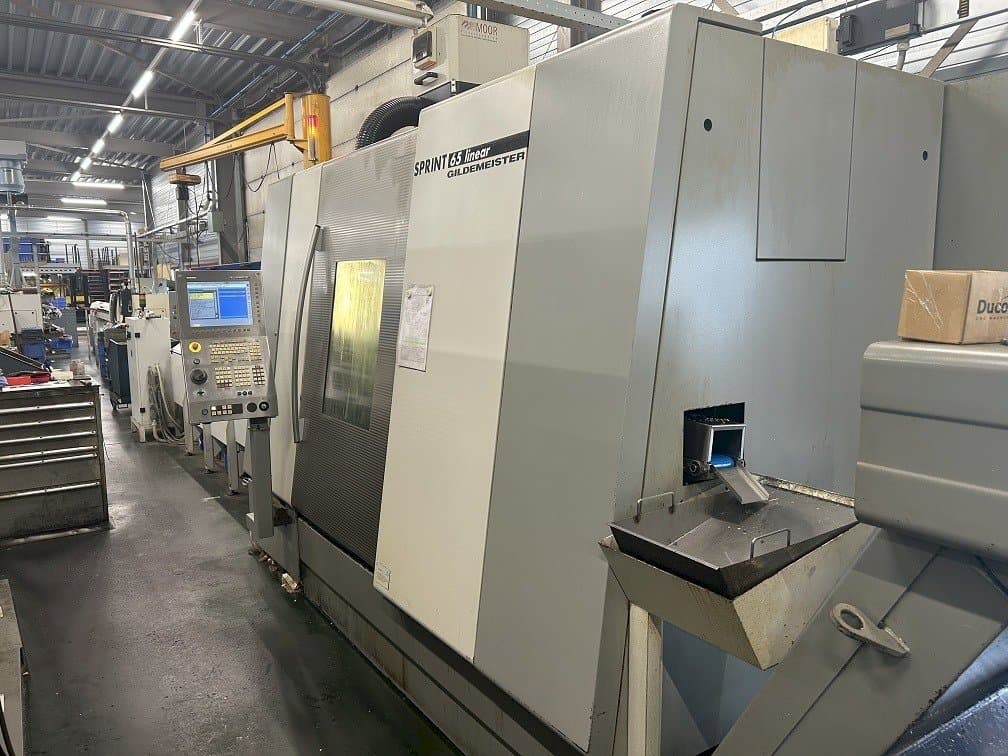 Frontansicht der Gildemeister sprint 65 linear Maschine