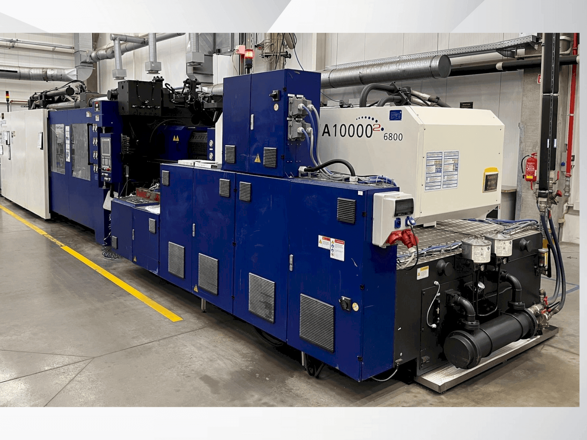 Frontansicht der HAITIAN MARS MA10000 II  Maschine