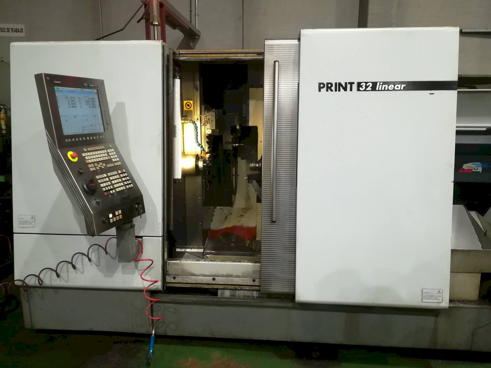 Frontansicht der Gildemeister Sprint 32 linear Maschine