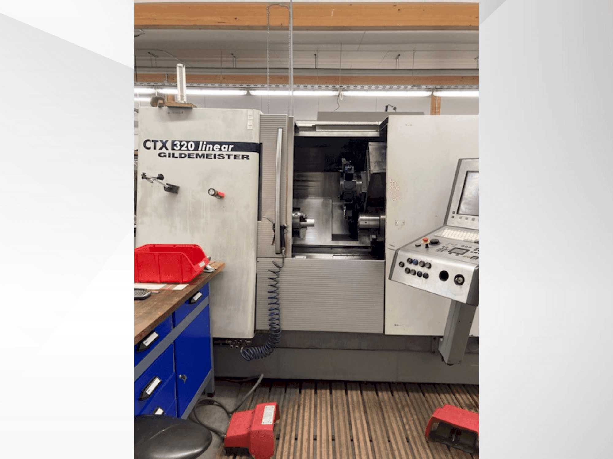 Frontansicht der Gildemeister CTX 320 linear  Maschine