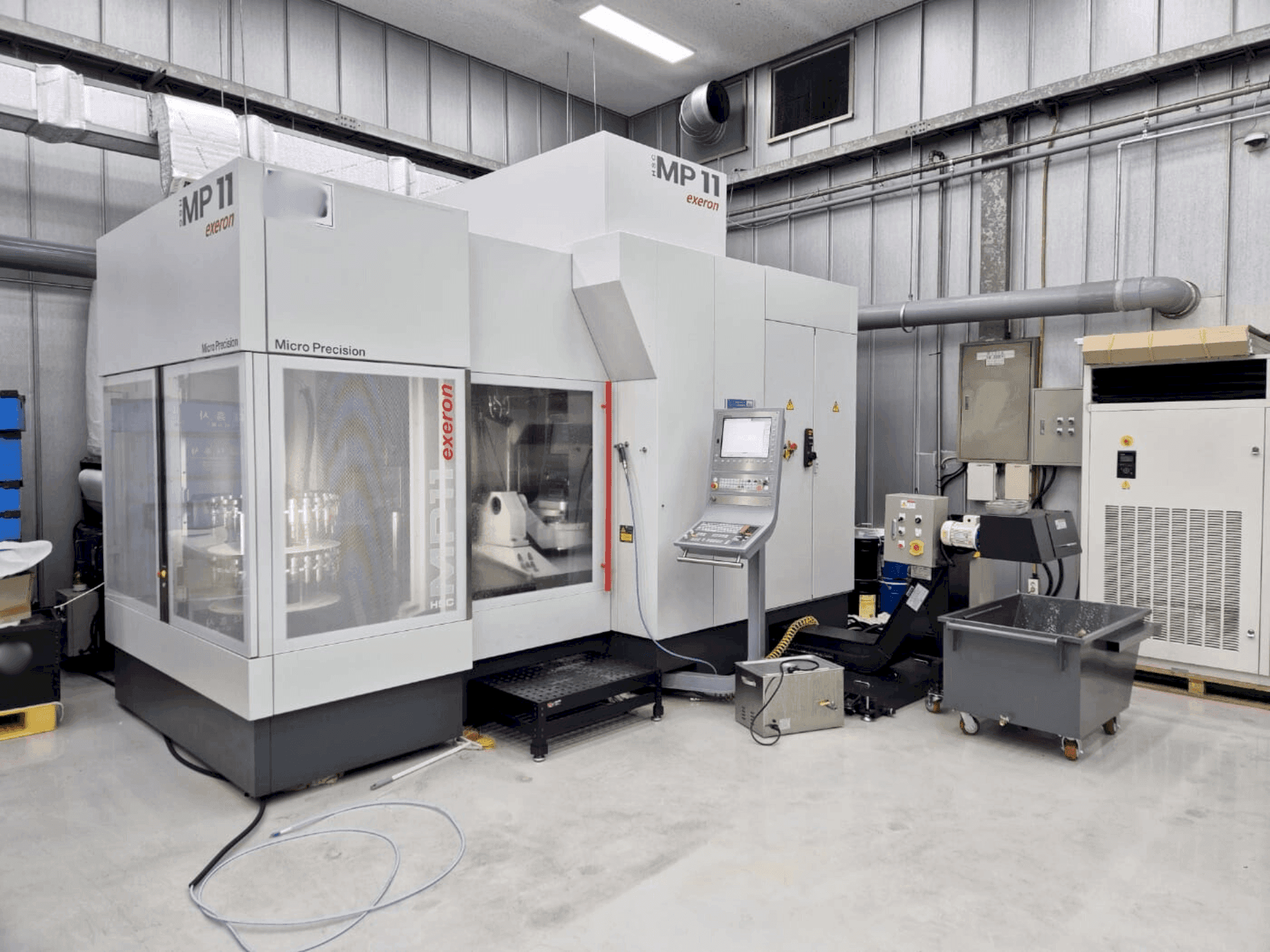 Frontansicht der Exeron HSC MP 11/5  Maschine