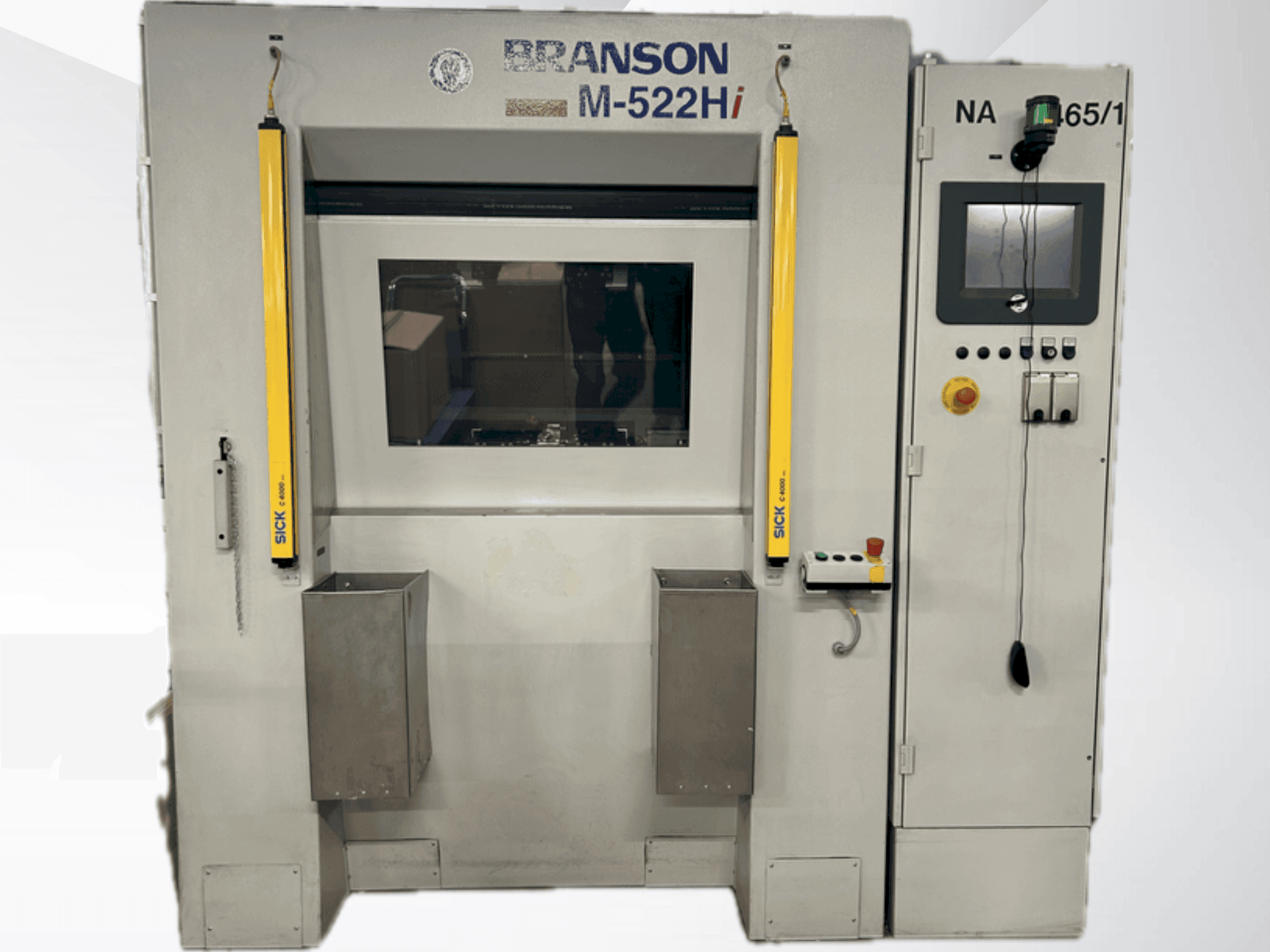 Frontansicht der BRANSON M-522Hi Maschine