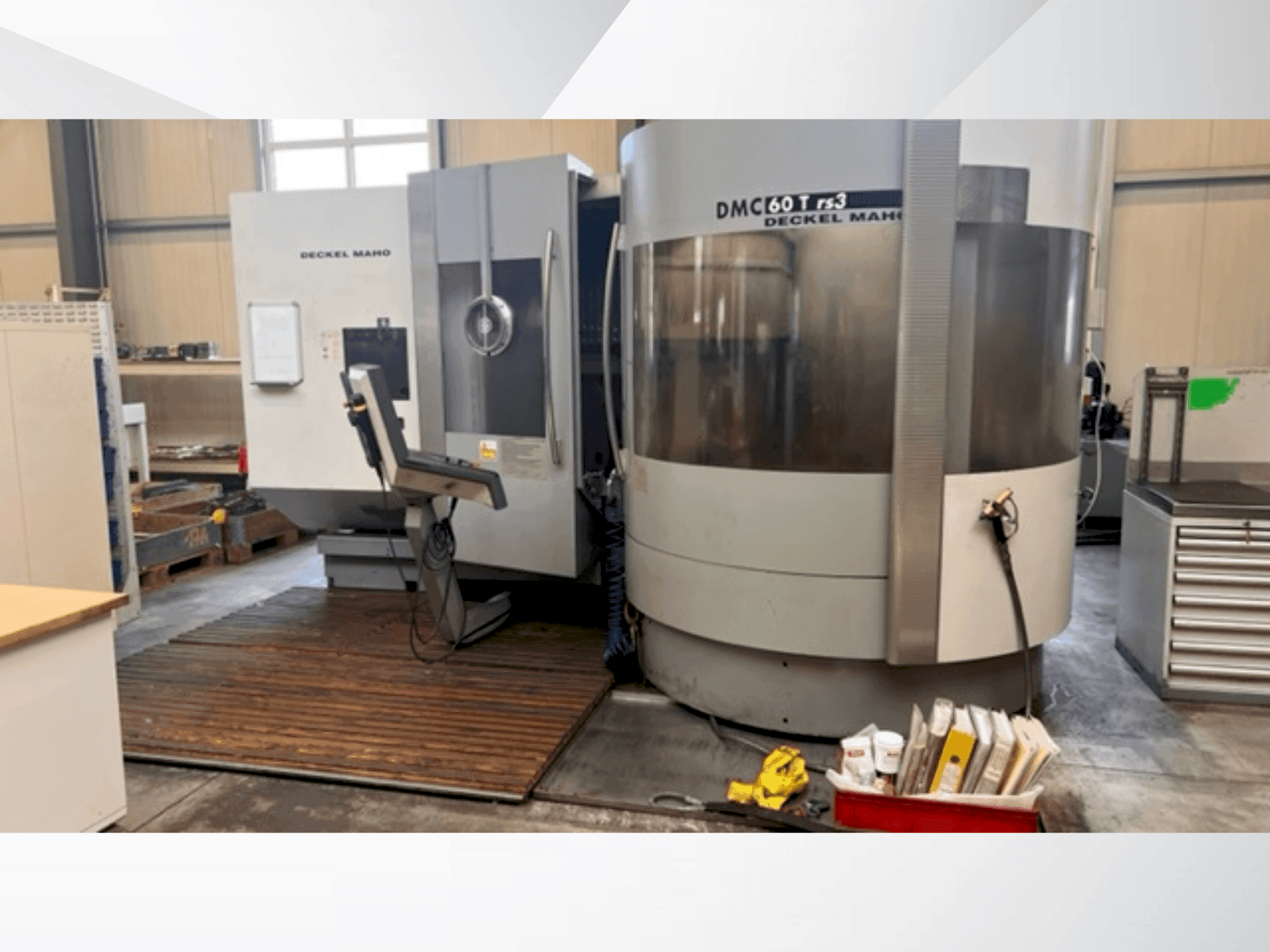 Frontansicht der DMG DMC 60 T rs3  Maschine