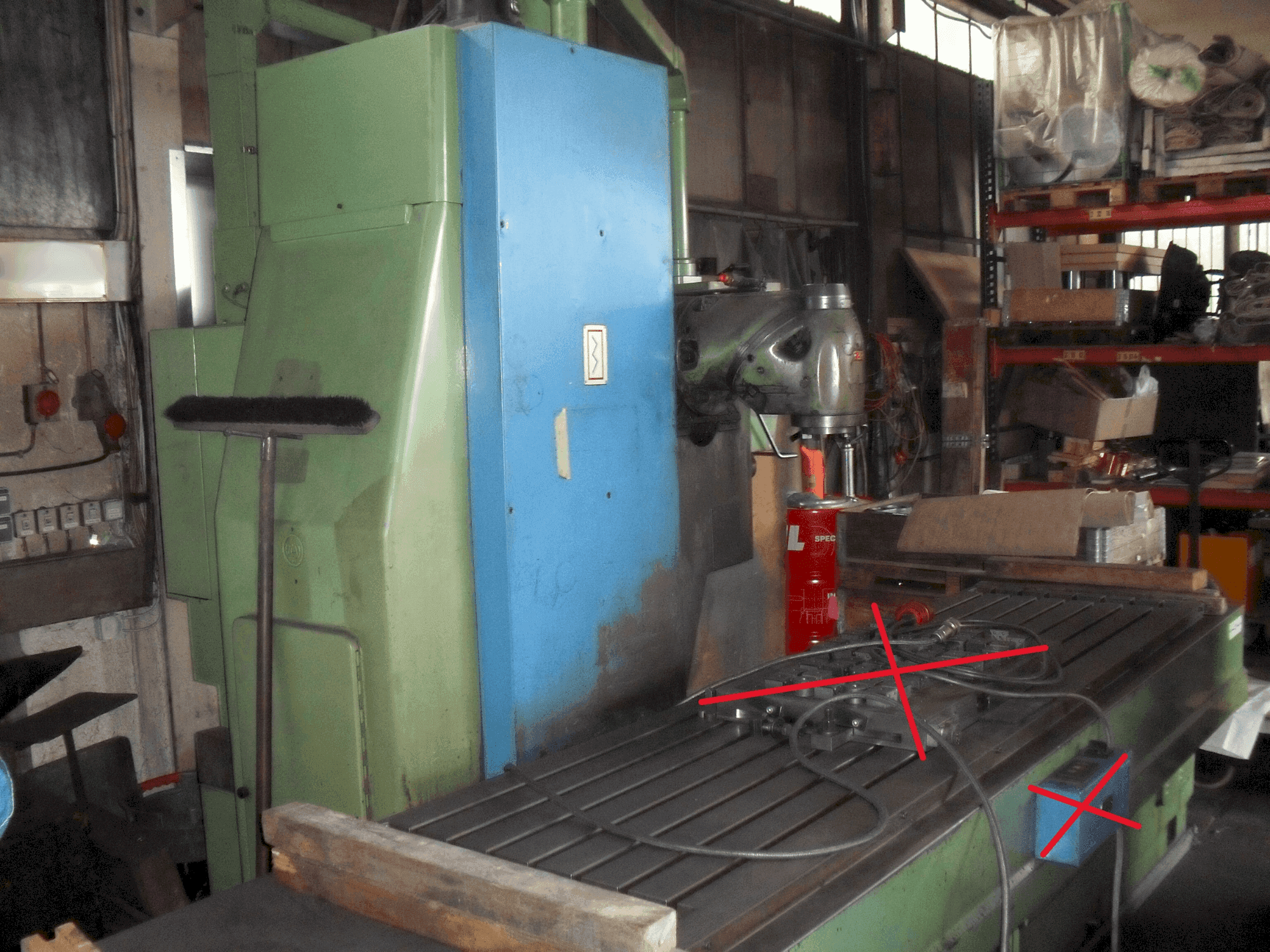 Frontansicht der SACHMAN RP 3  Maschine