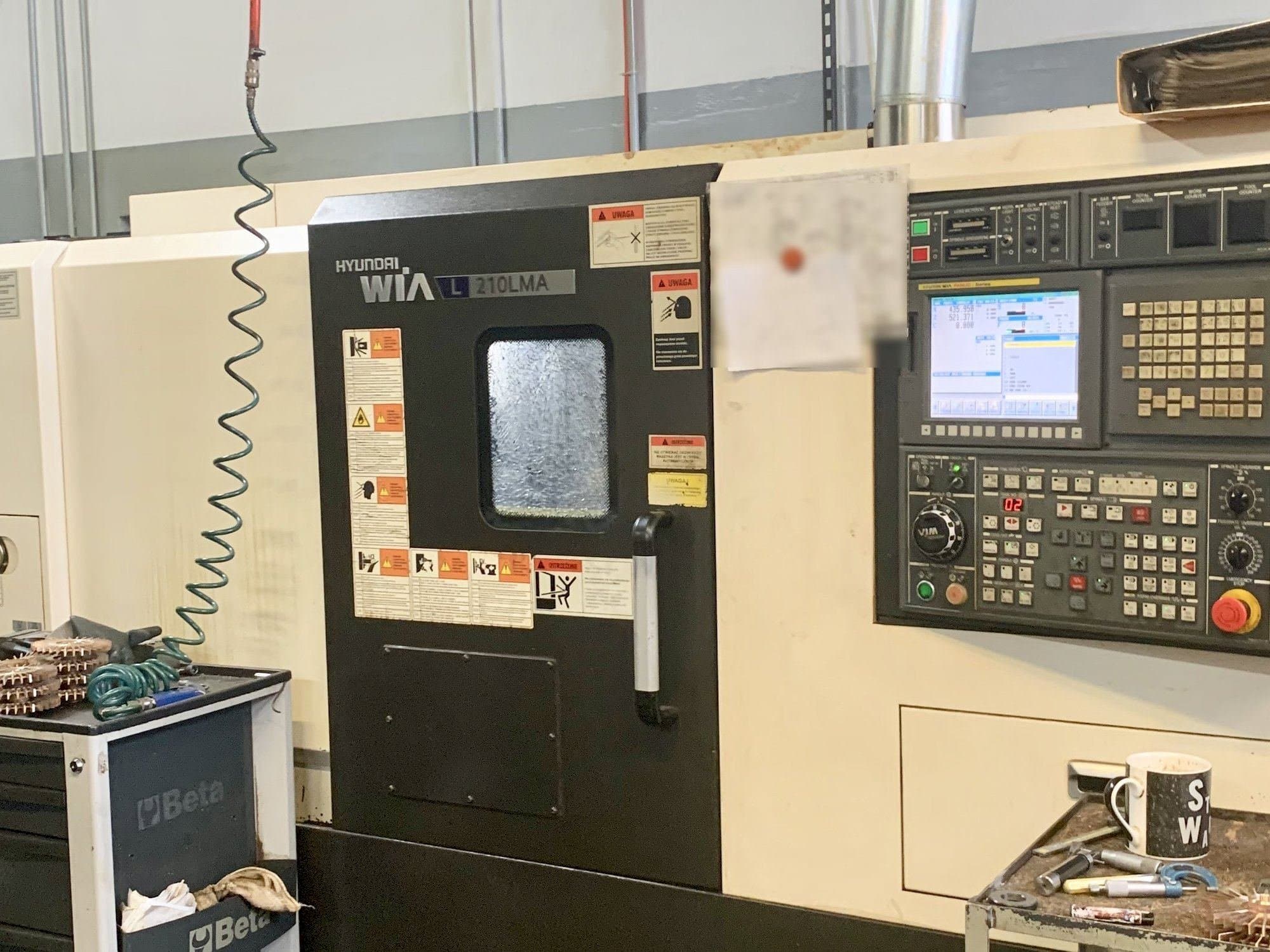 Frontansicht der Hyundai Wia L210LMA  Maschine