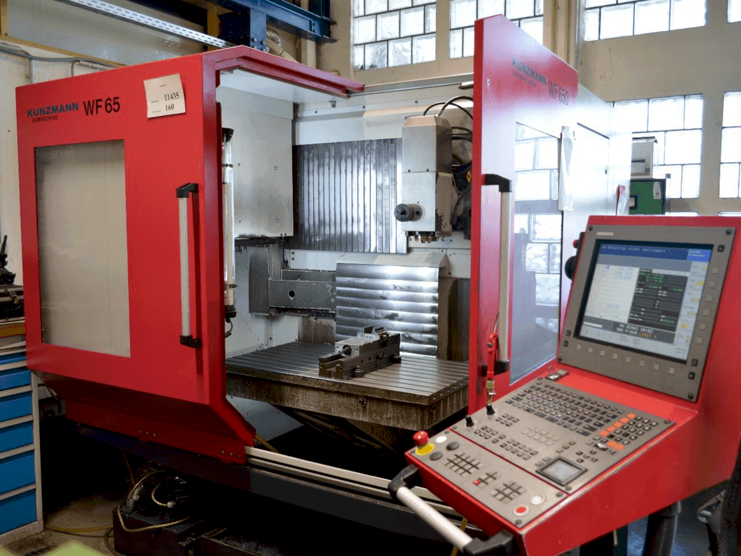 Frontansicht der KUNZMANN WF650  Maschine