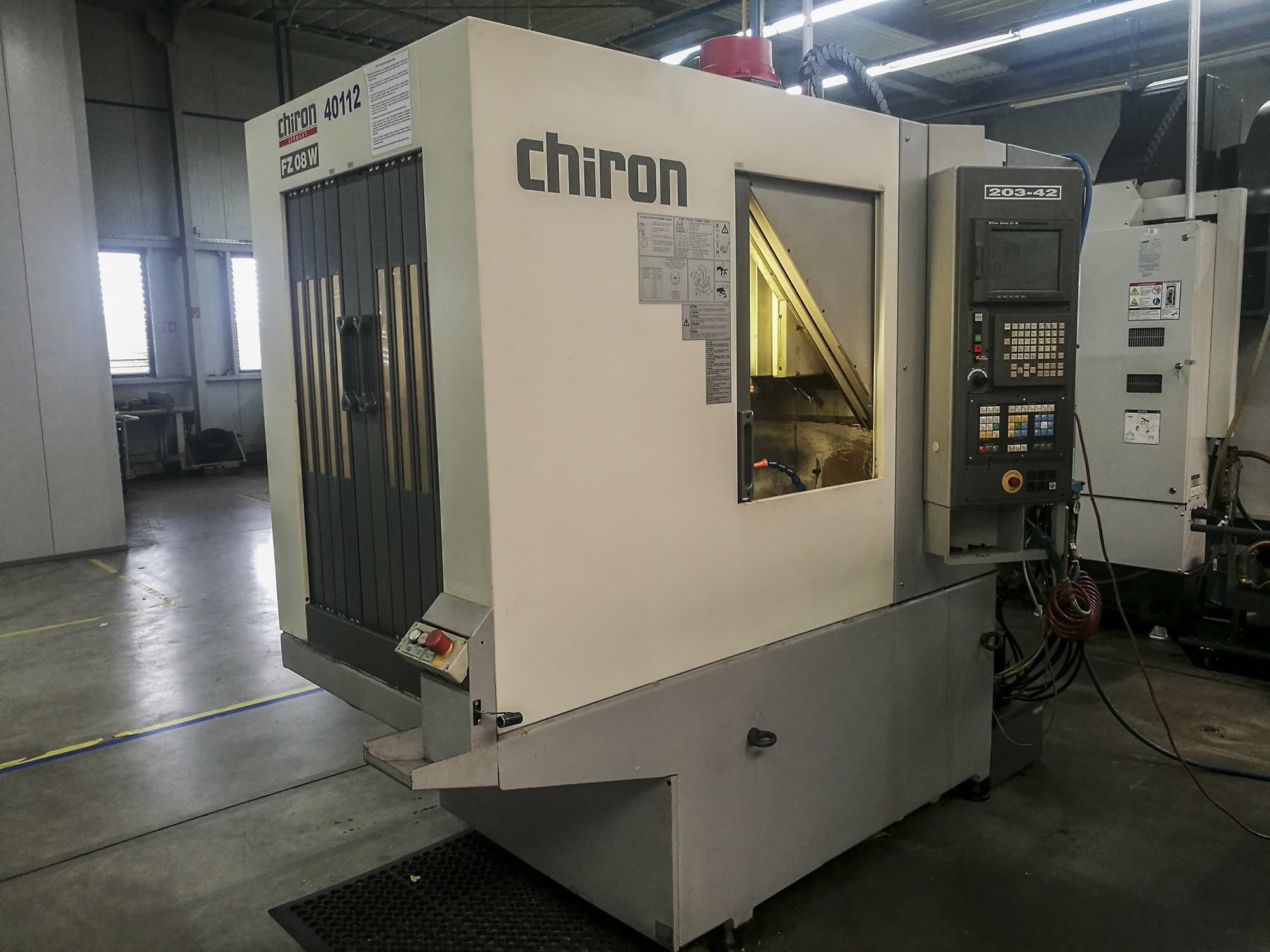 Linke Ansicht der Chiron FZ 08 W Maschine