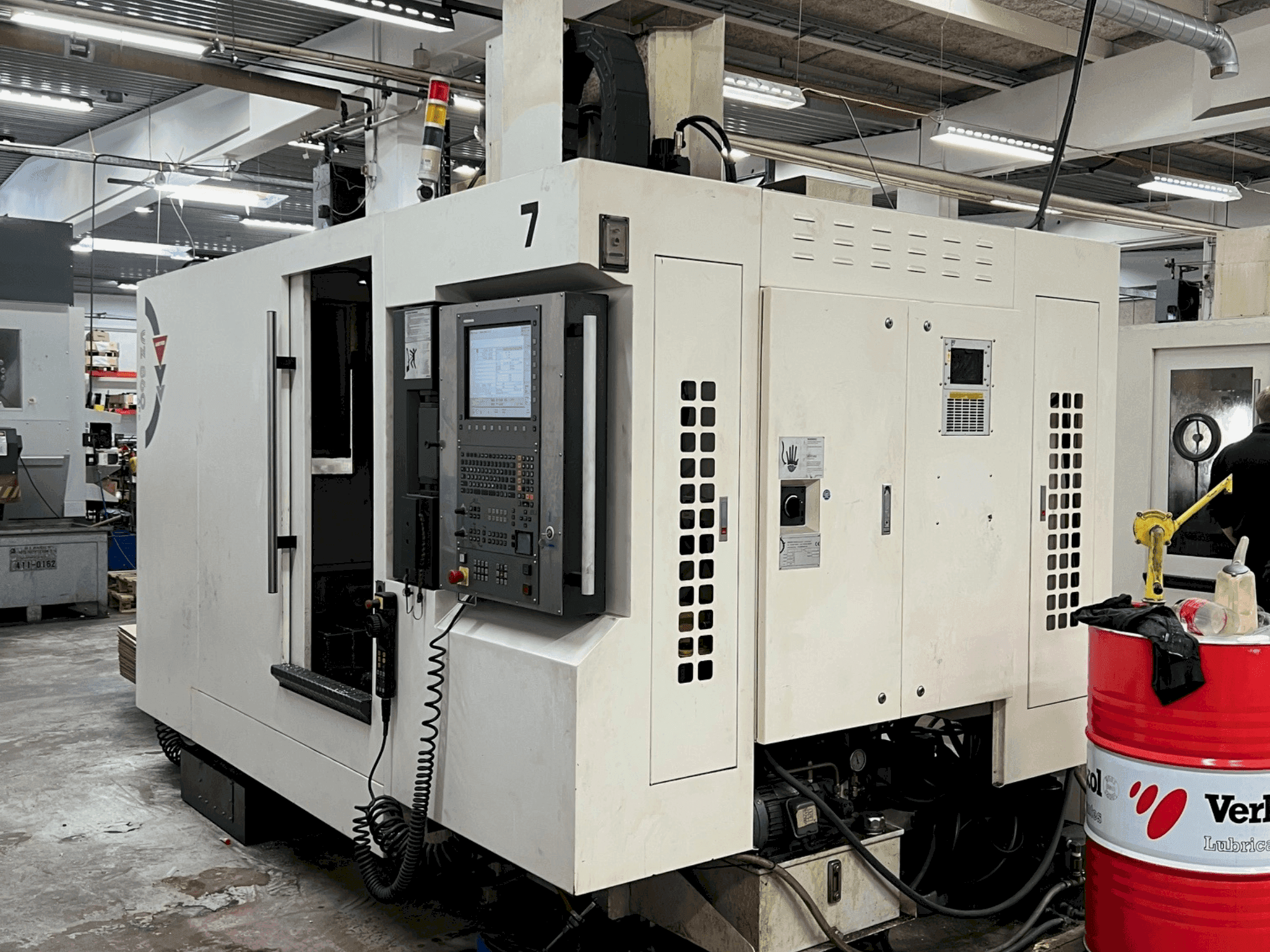 Frontansicht der WEMAS VZ 860 APC  Maschine