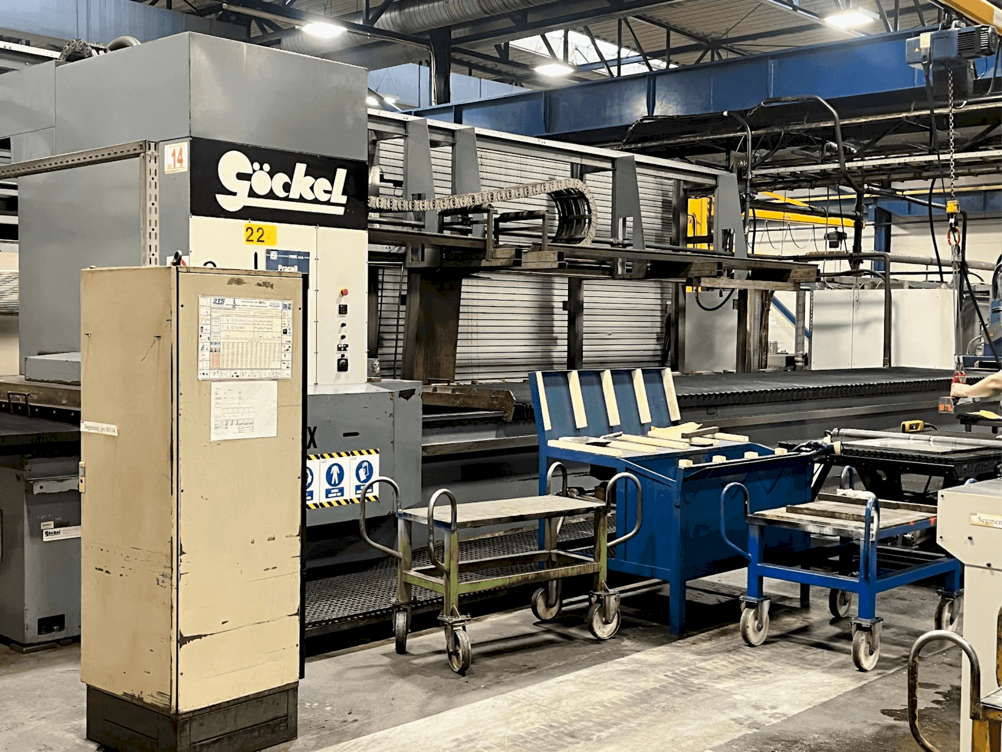 Frontansicht der GÖCKEL G130 Maschine