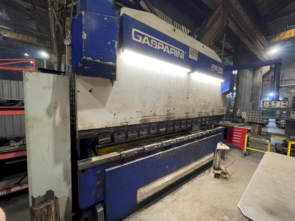 Frontansicht der GASPARINI PSG 200/4000 Maschine