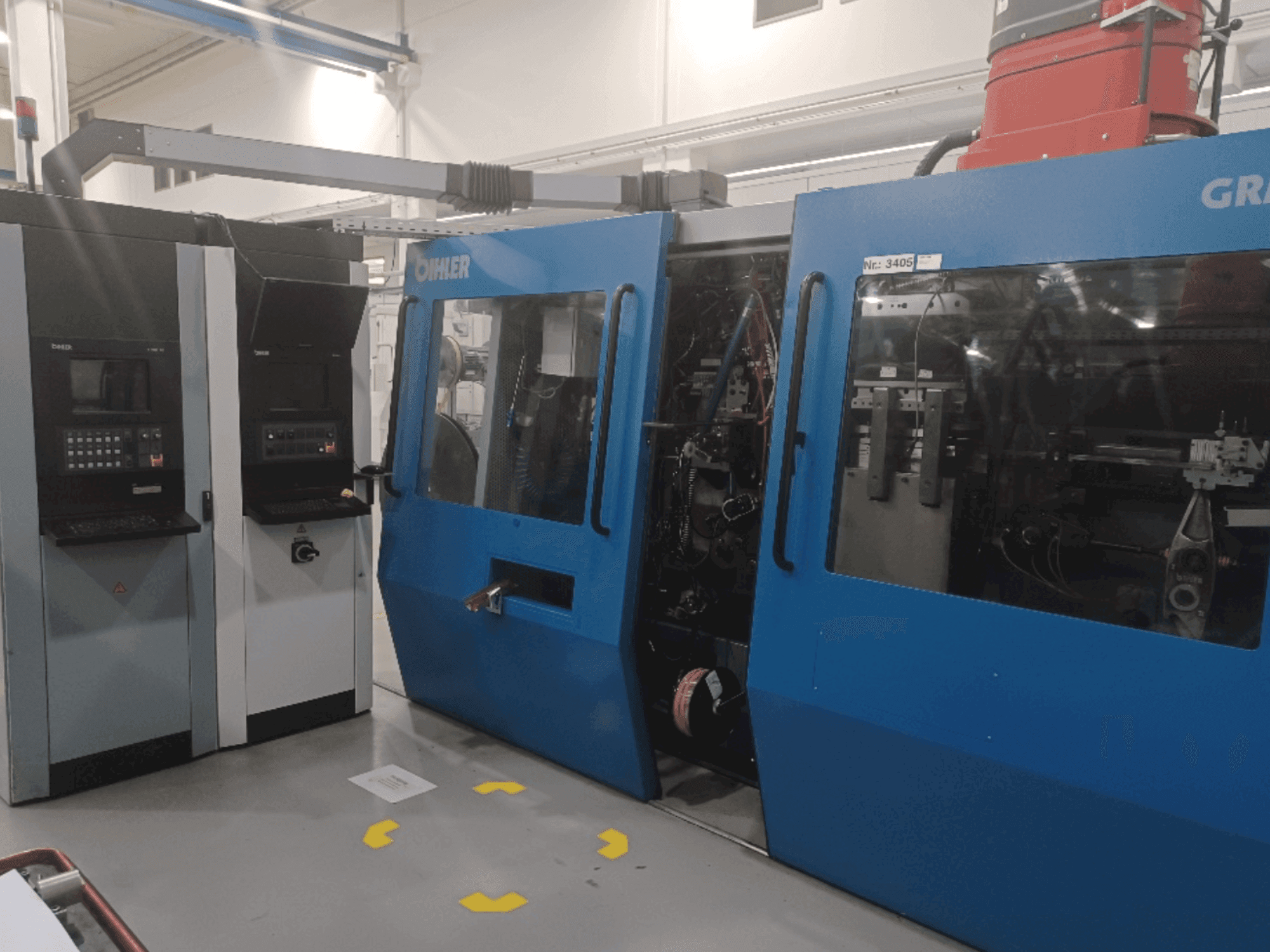 Frontansicht der Bihler GRM 80E  Maschine