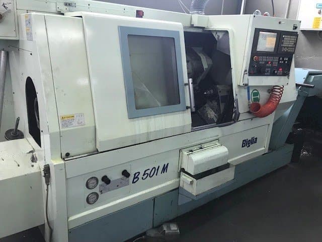 Frontansicht der Biglia B501  Maschine