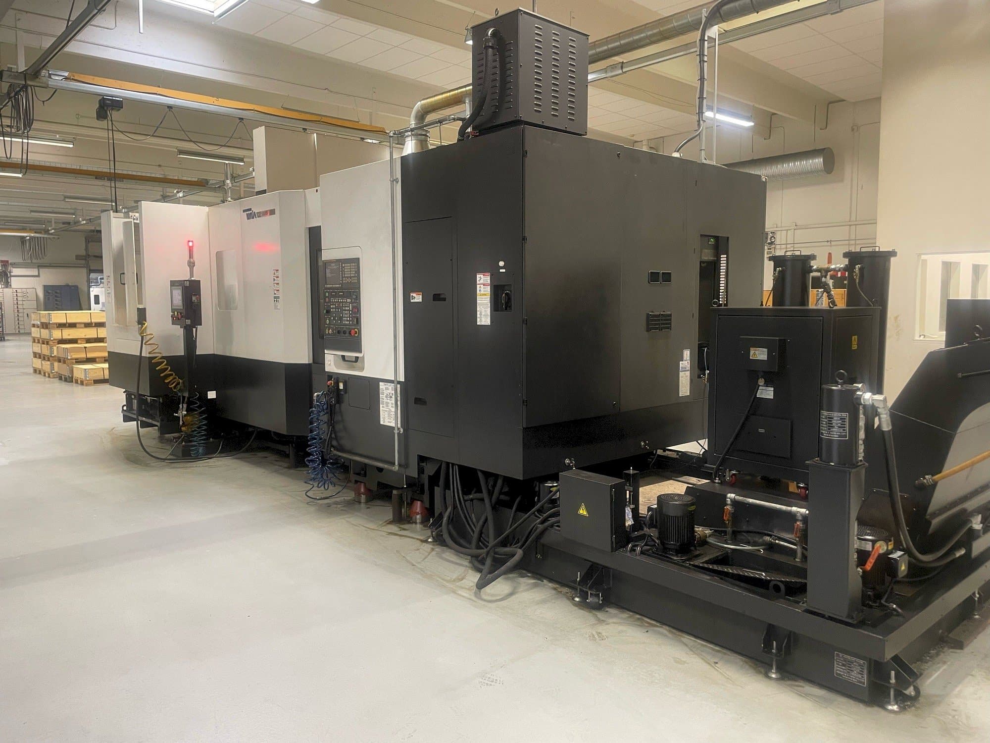 Frontansicht der Hyundai Wia Wia HS5000i Maschine