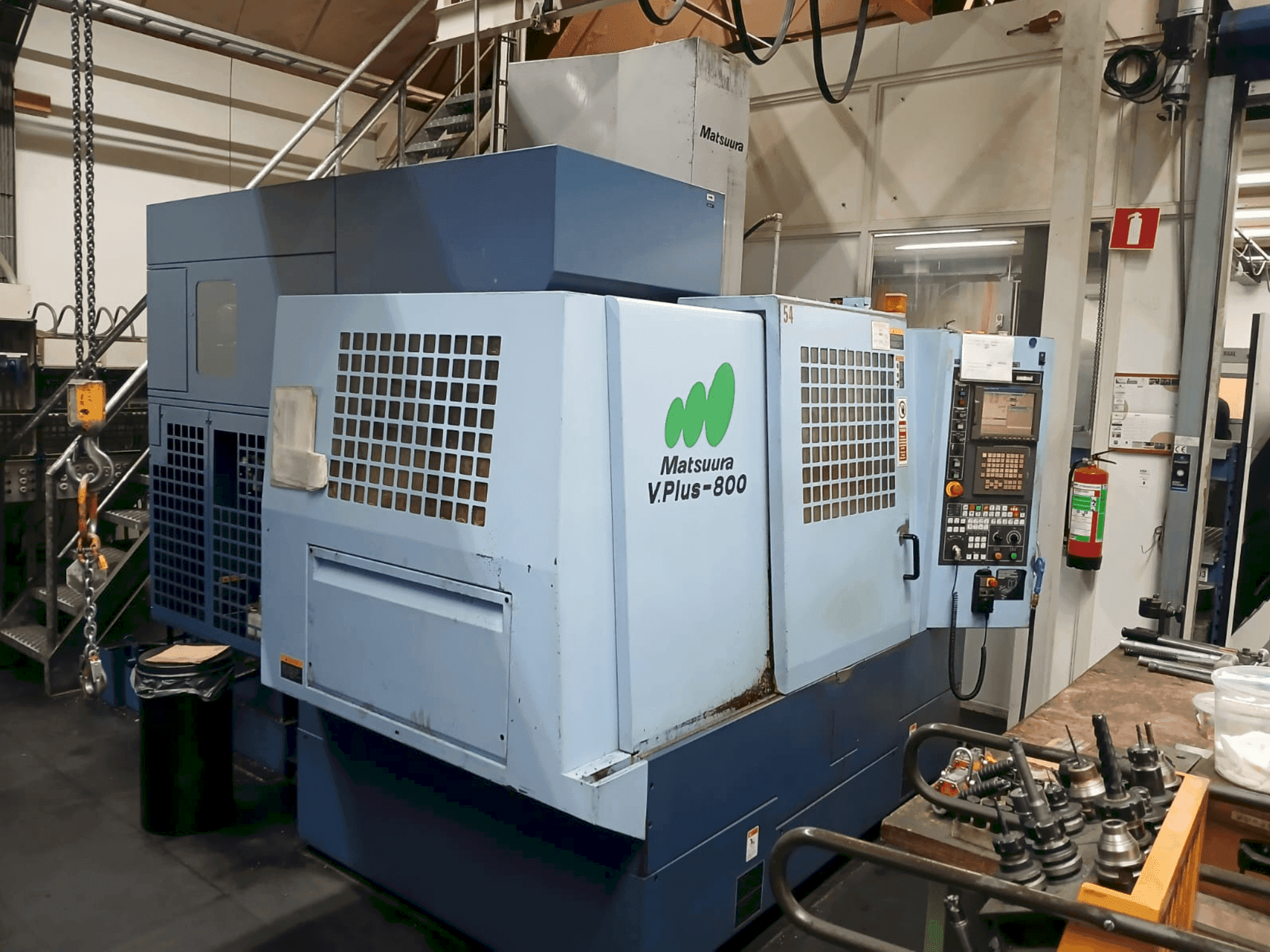 Frontansicht der Matsuura V.PLUS-800  Maschine