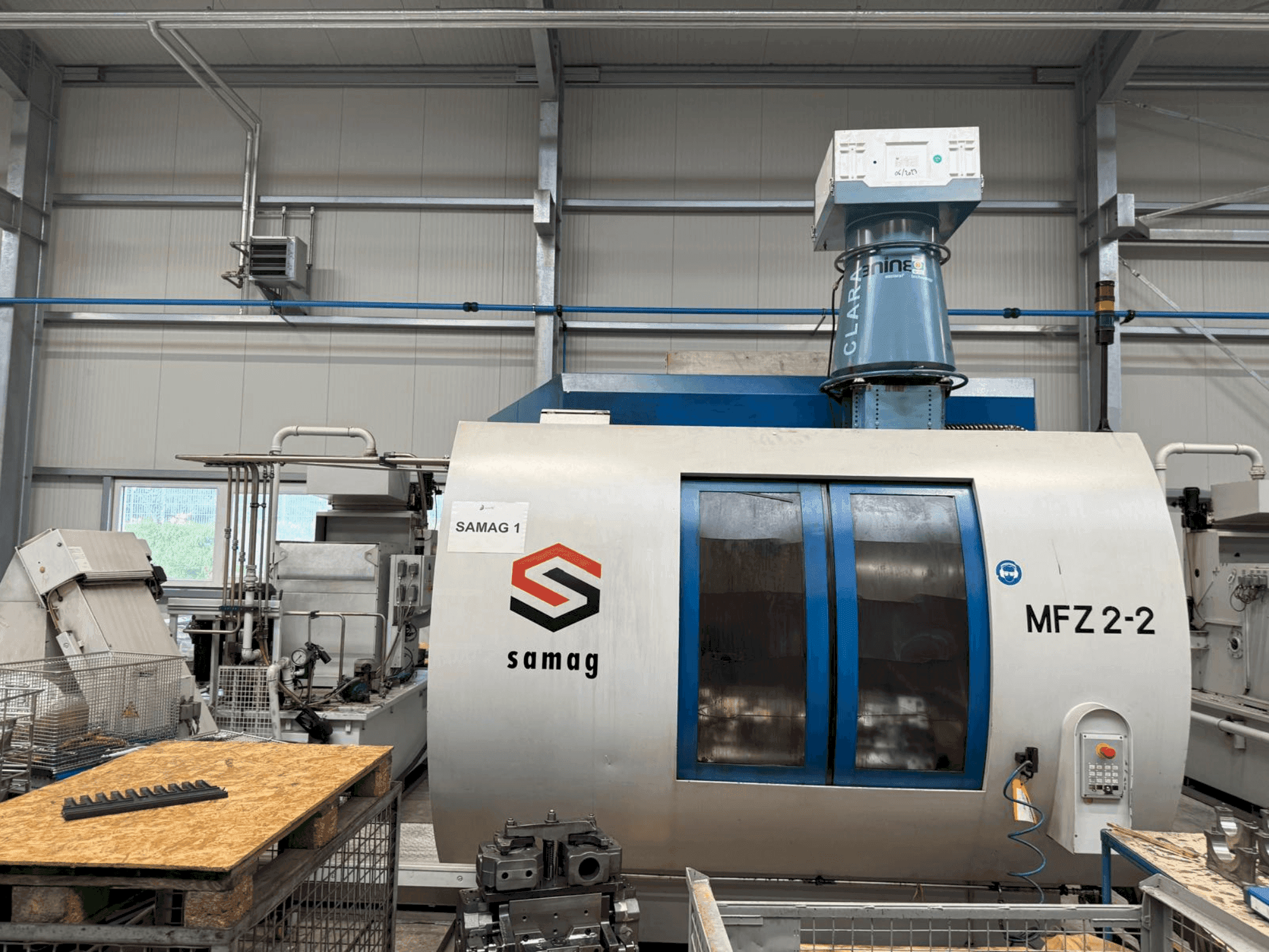 Frontansicht der SAMAG MFZ 2-2 (2007) Maschine