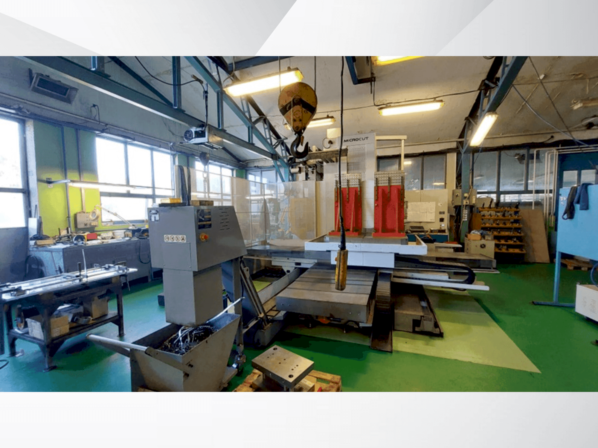 Frontansicht der MICROCUT HBM-4  Maschine