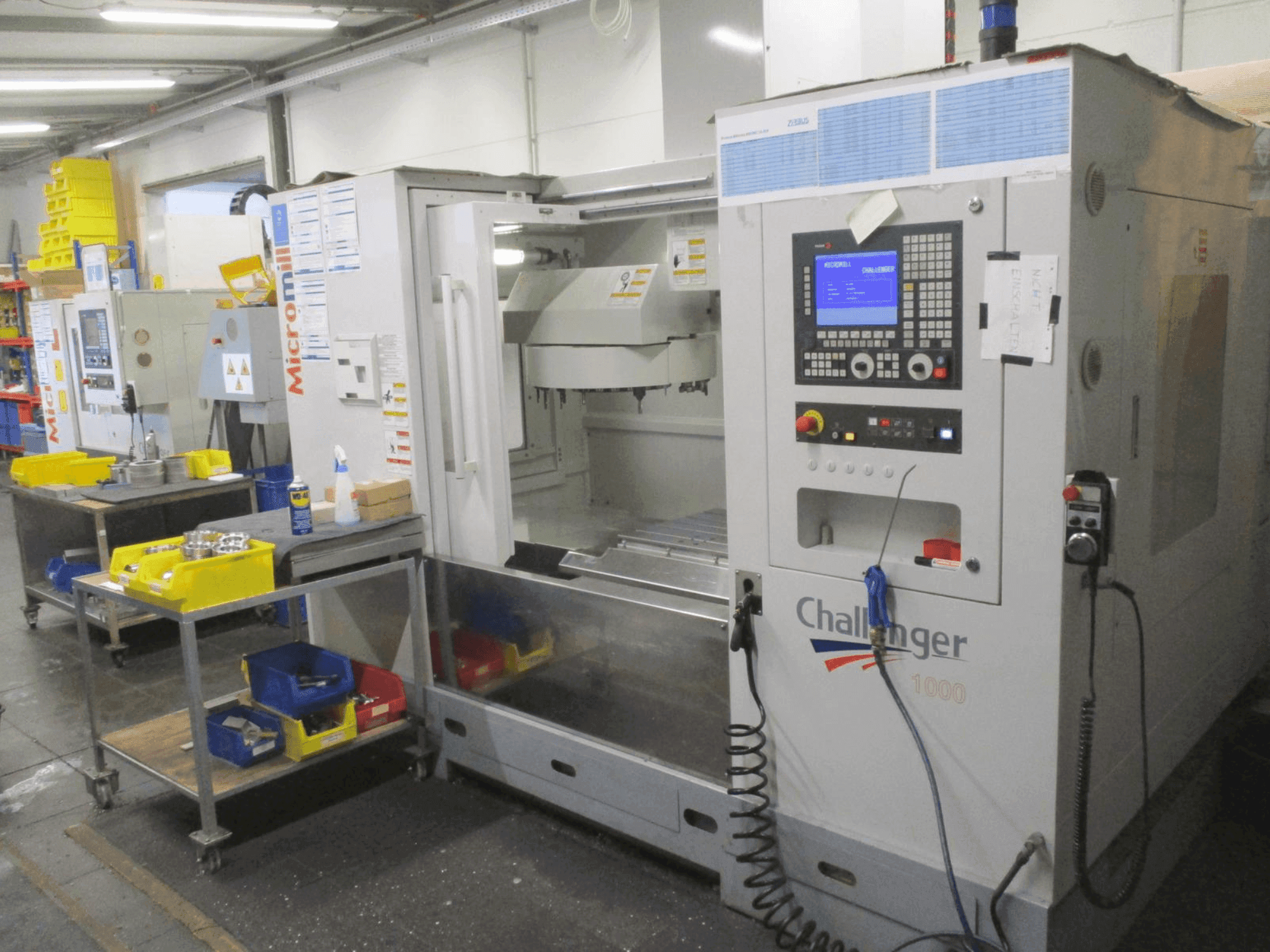 Frontansicht der BUFFALO Micromill Challenger MM-1000  Maschine