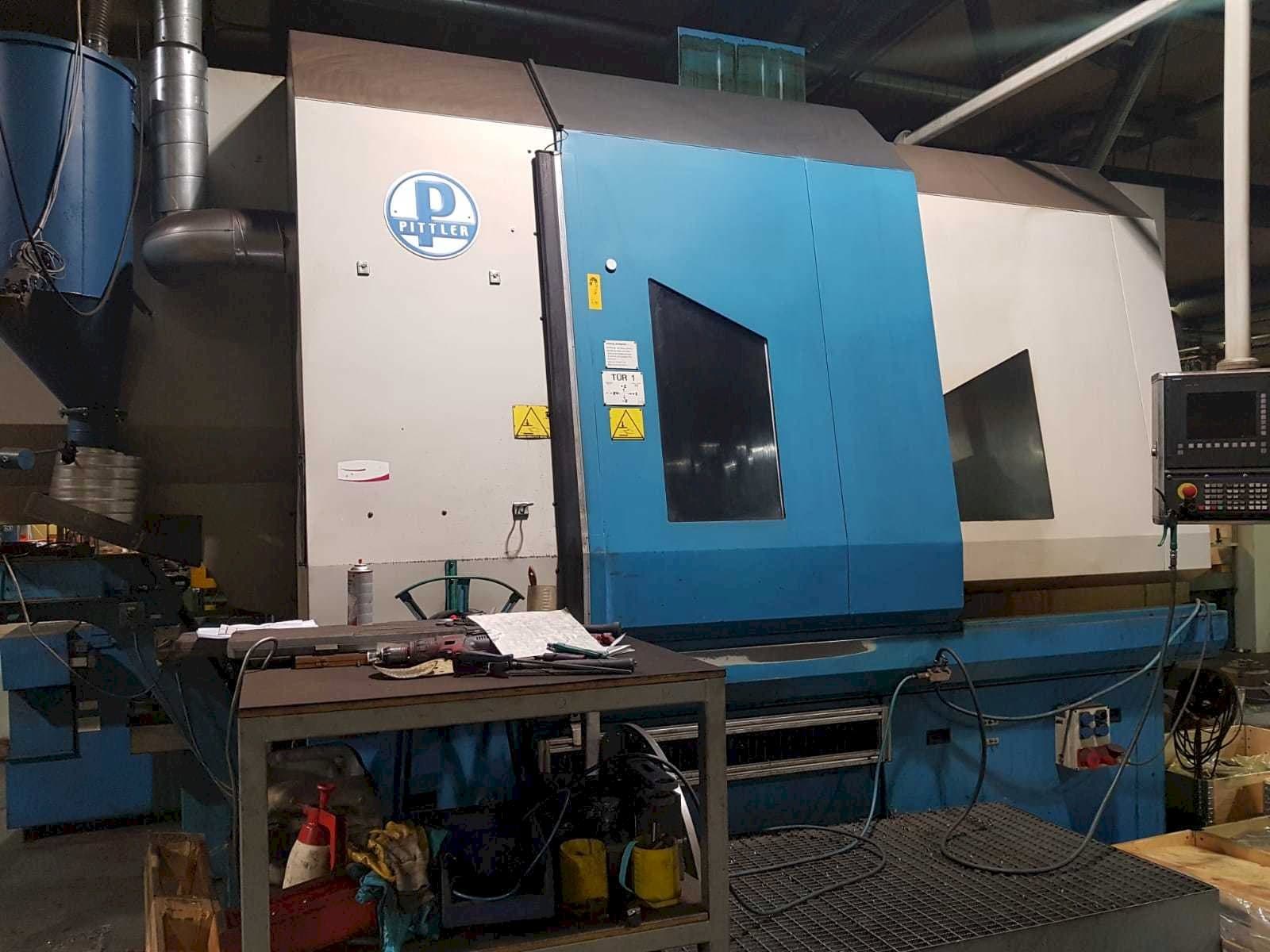 Frontansicht der Pittler PV 1000 Maschine