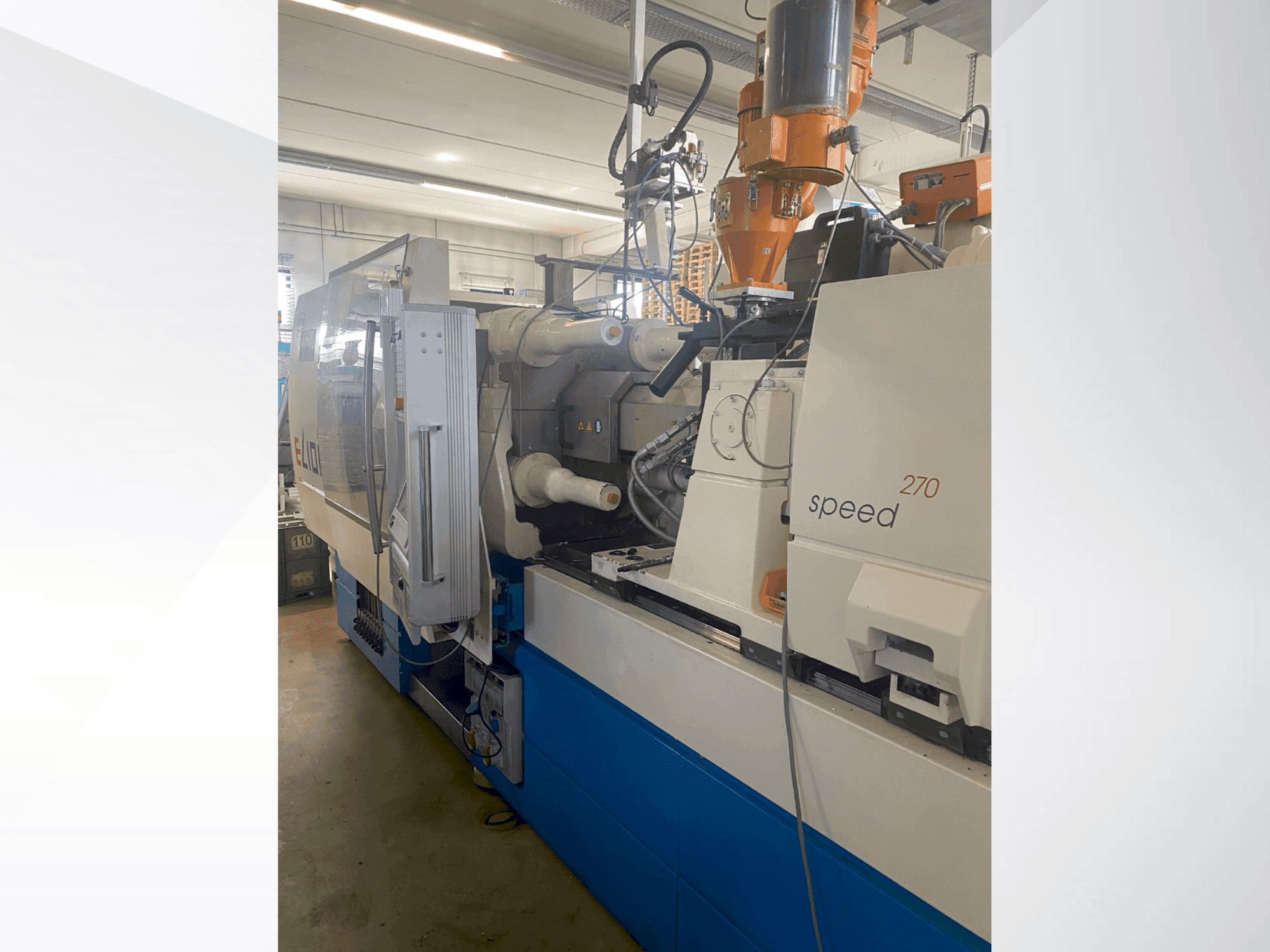 Frontansicht der Netstal ELION 800-270 S  Maschine