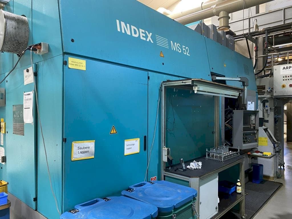 Frontansicht der Index MS 52 G Maschine