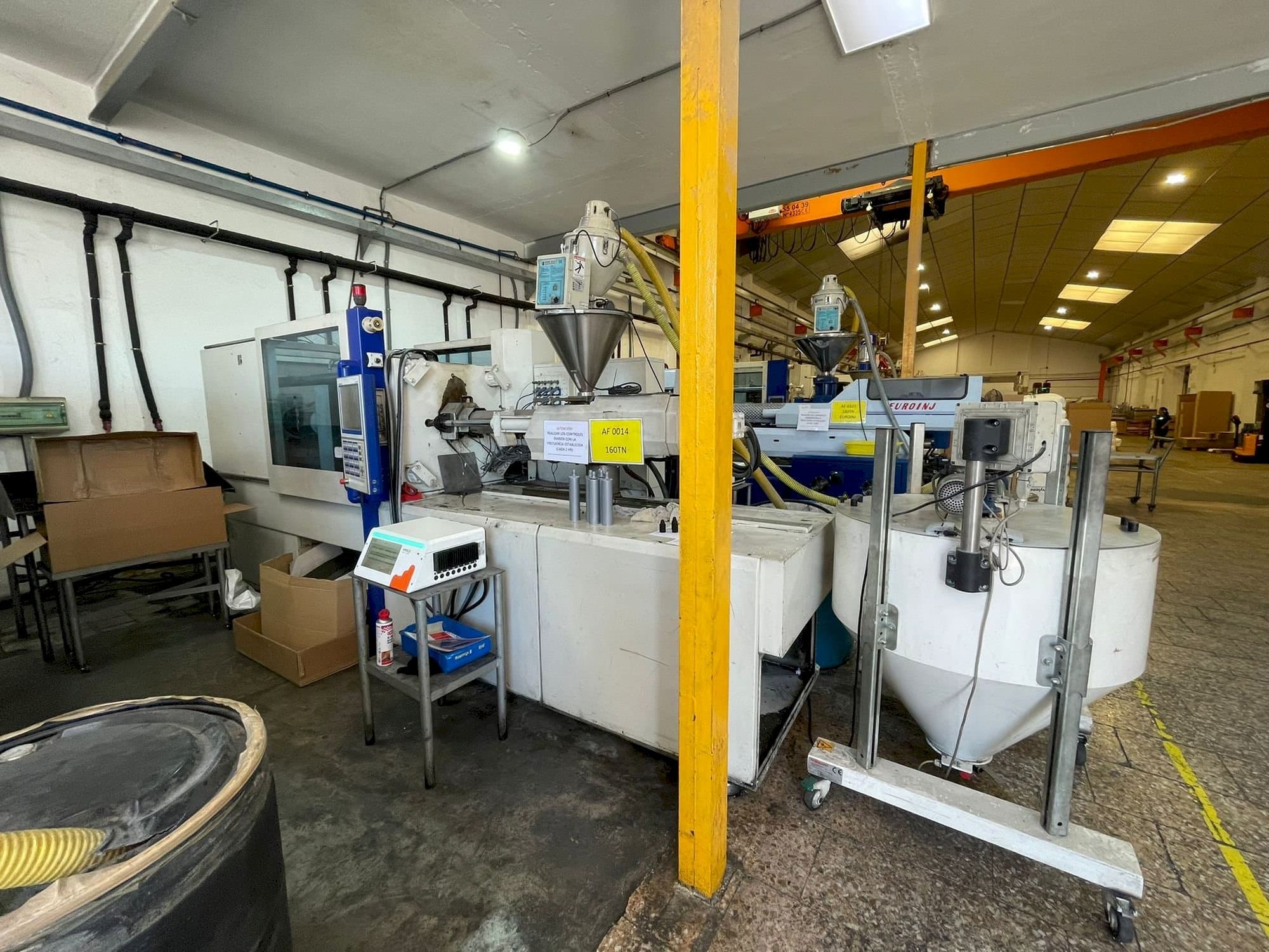 Frontansicht der Battenfeld HM 160/525 E Maschine