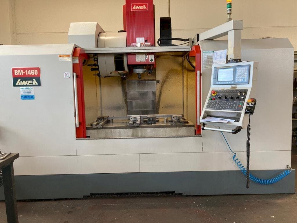 Frontansicht der AWEA BM1400  Maschine