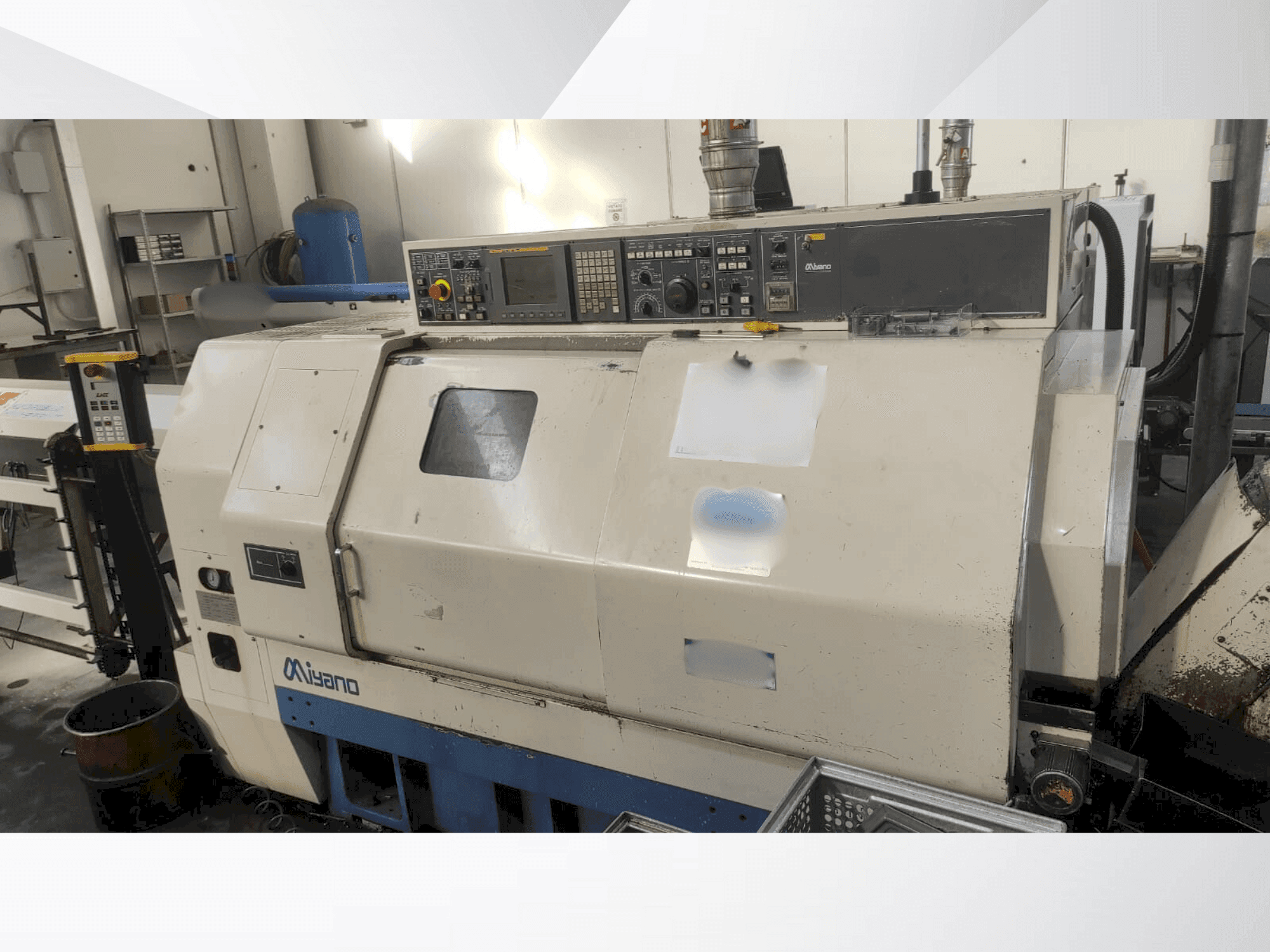 Frontansicht der Miyano BNJ 42S  Maschine
