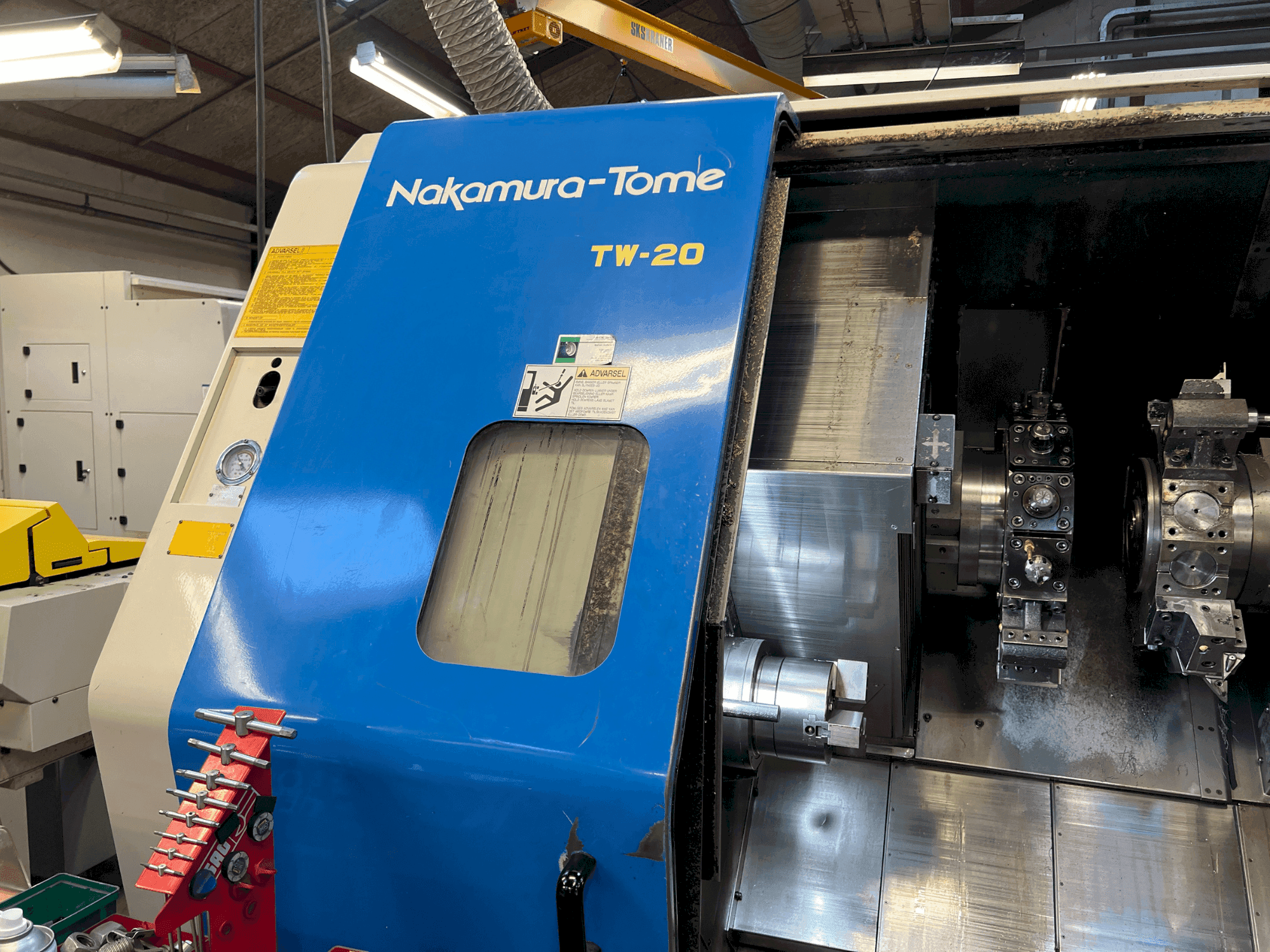 Frontansicht der NAKAMURA TW-20 Maschine