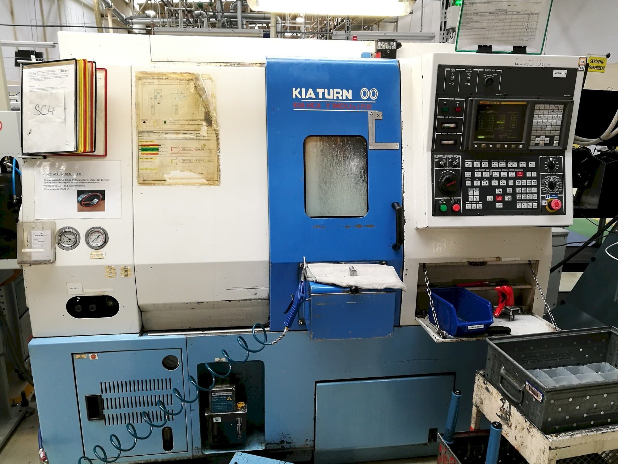 Frontansicht der Kia Super Kia Turn 200  Maschine