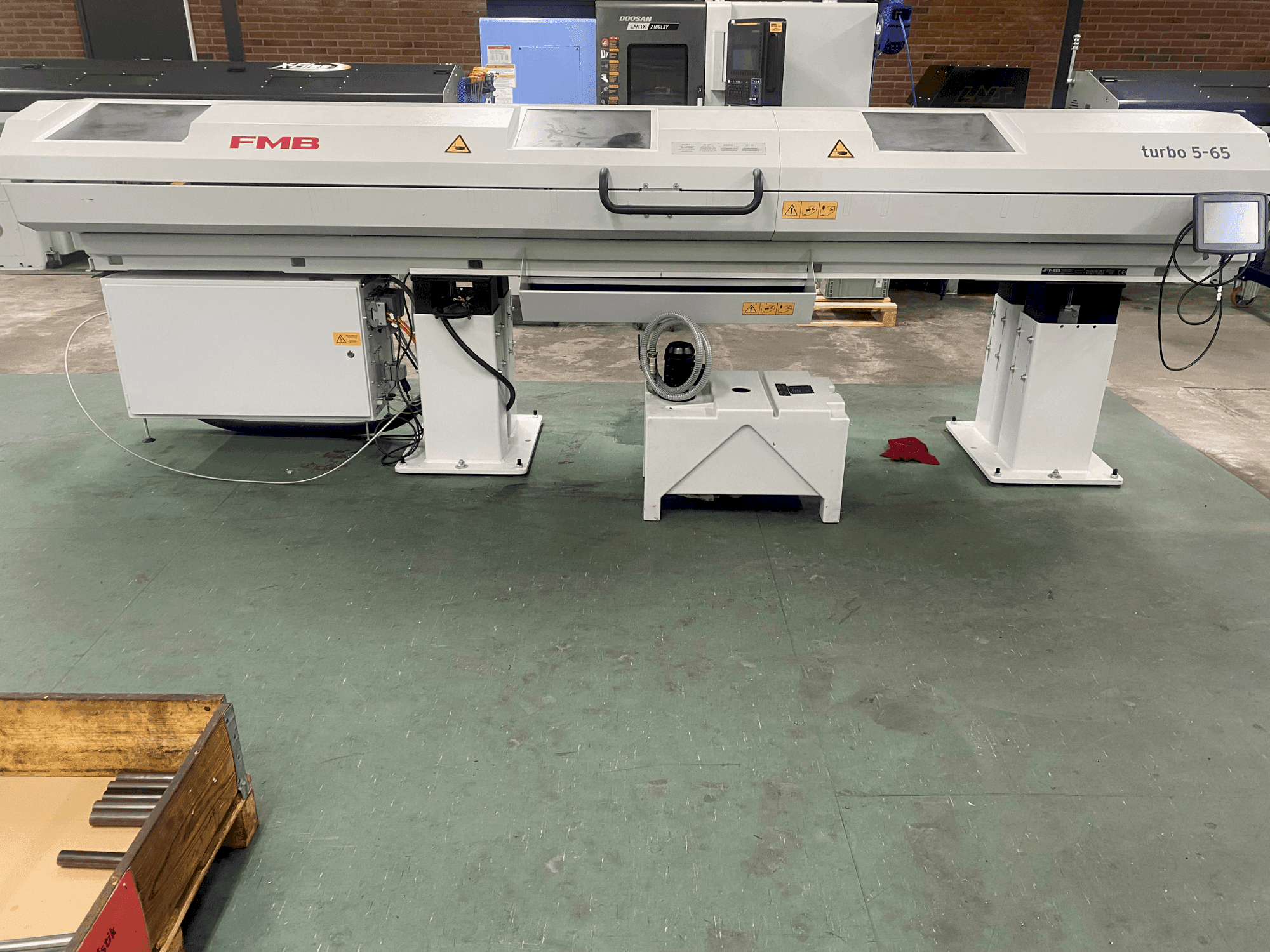 Frontansicht der FMB Turbo 5-65 Maschine