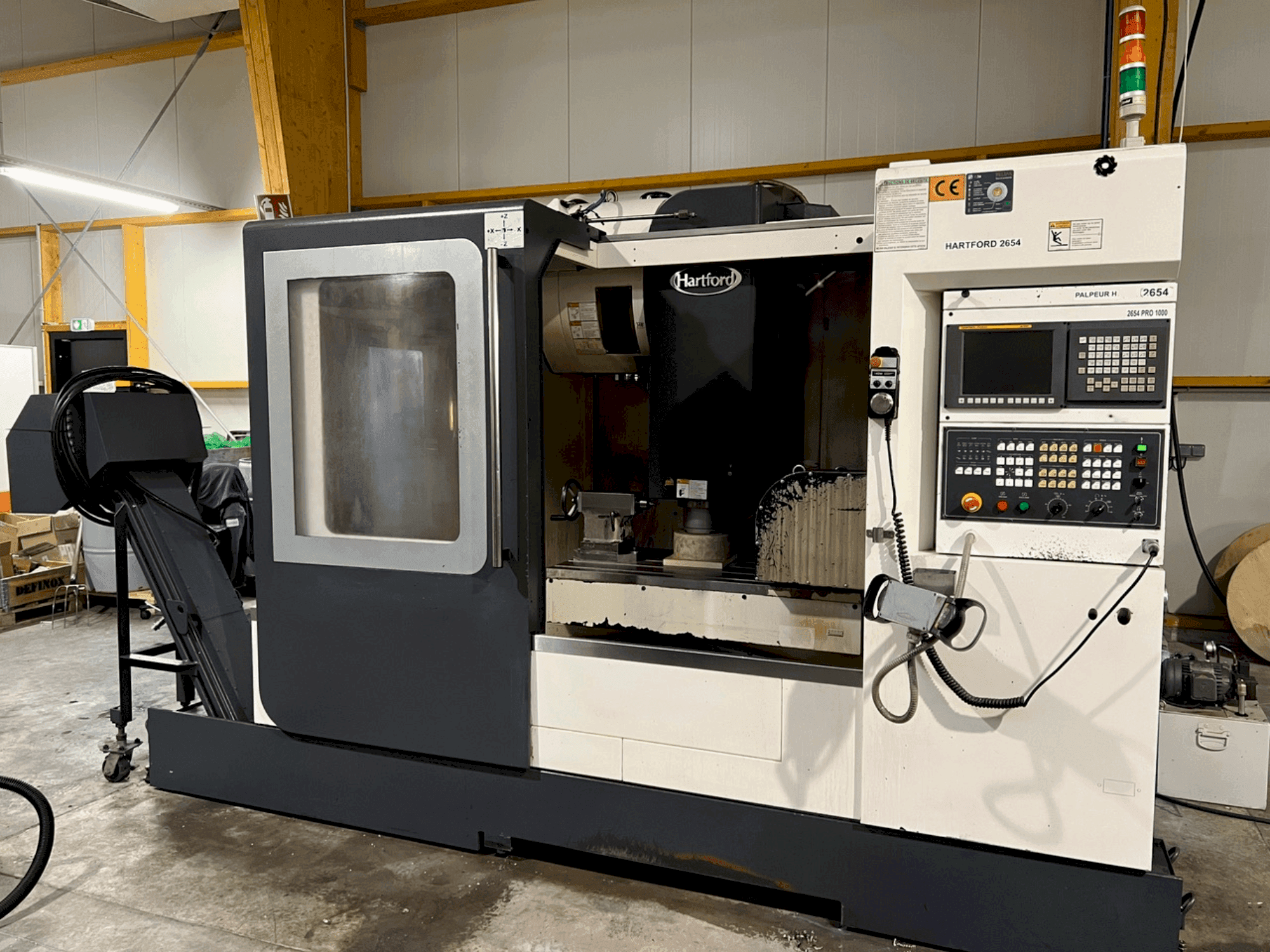 Frontansicht der HARTFORD PRO 1000 Maschine