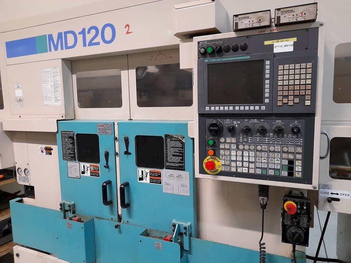 Frontansicht der Muratec MD120 + MS60 Maschine
