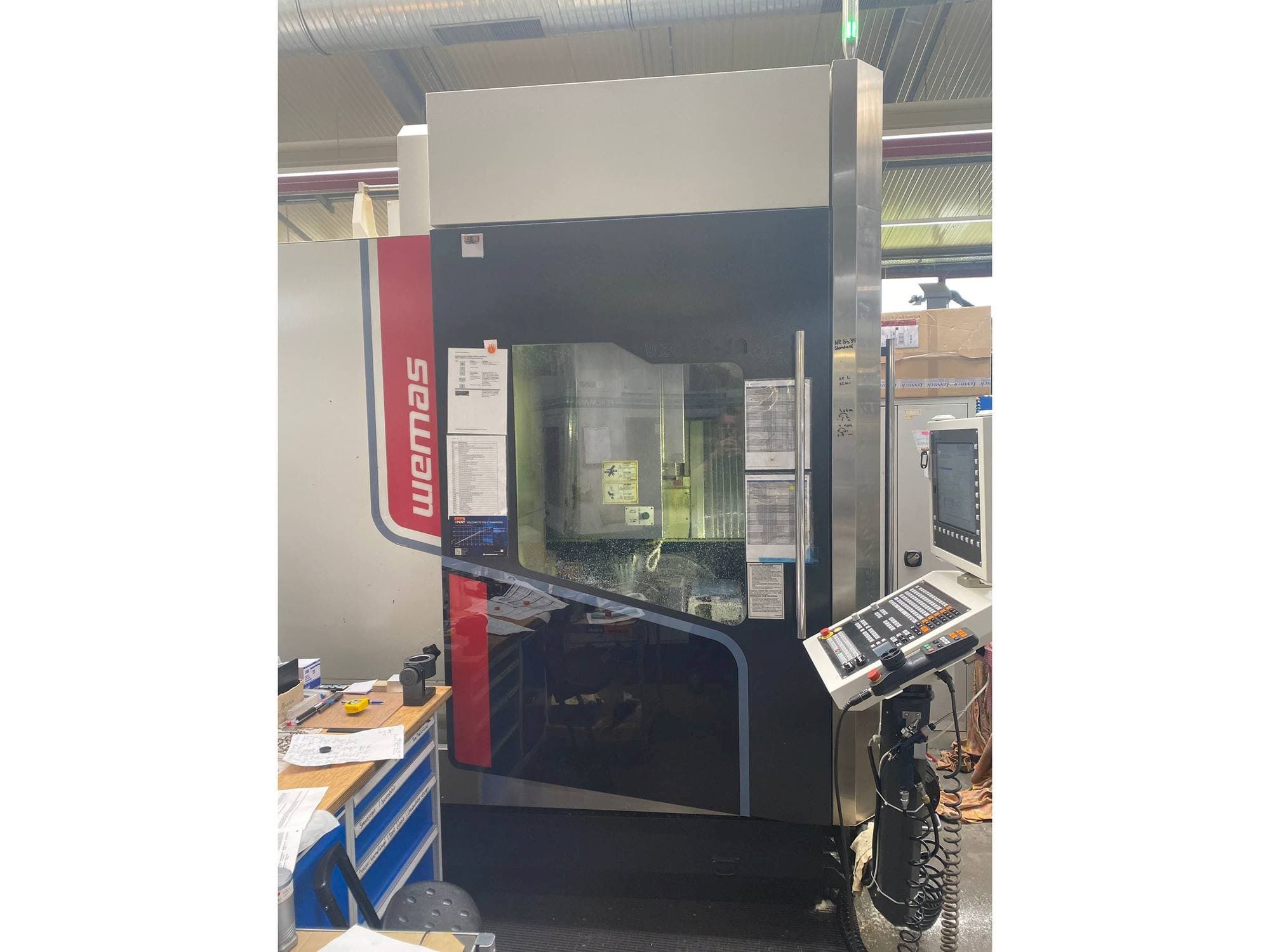 Frontansicht der WEMAS VZG 65-5A Maschine
