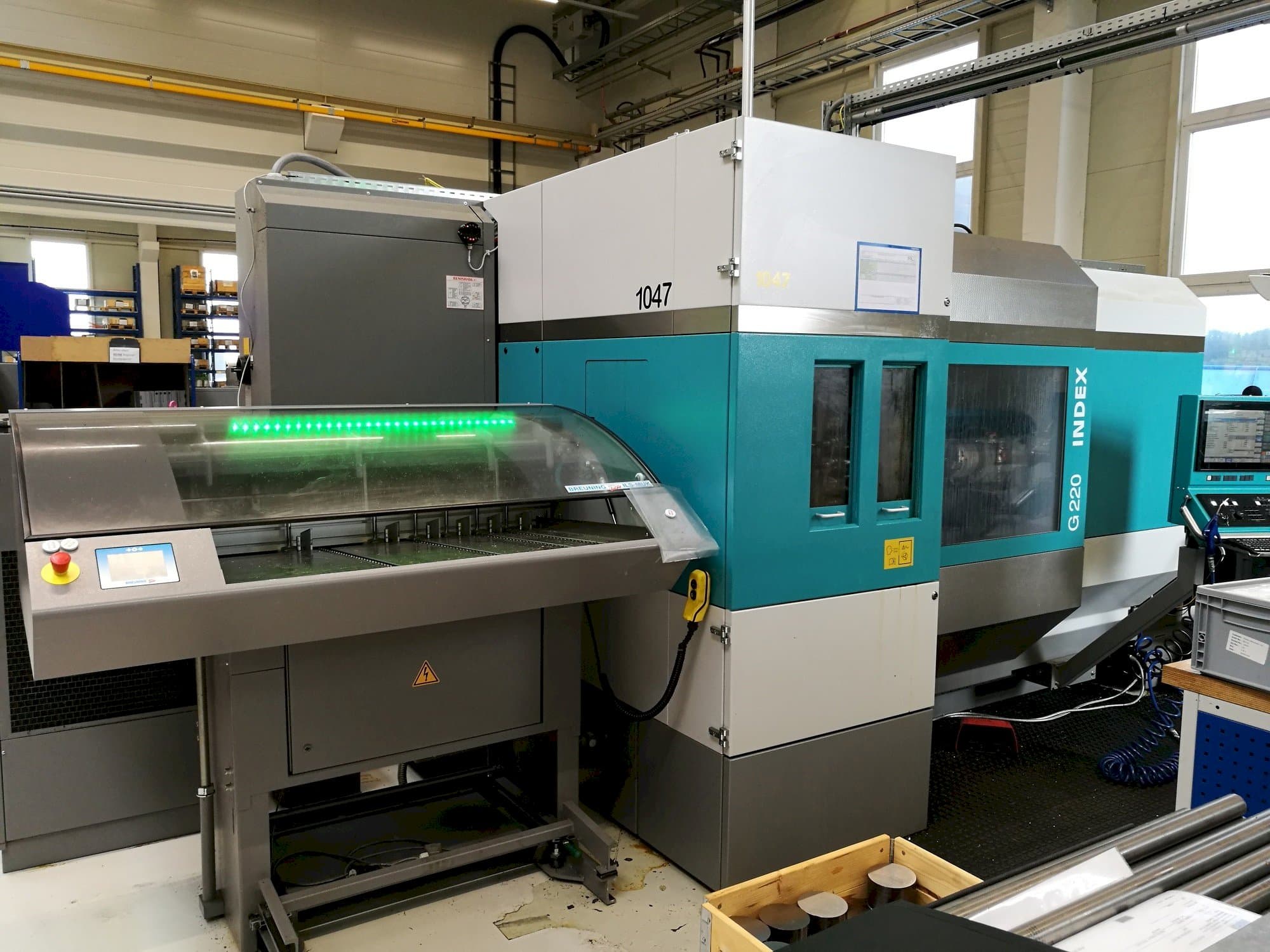 Frontansicht der Index G220  Maschine