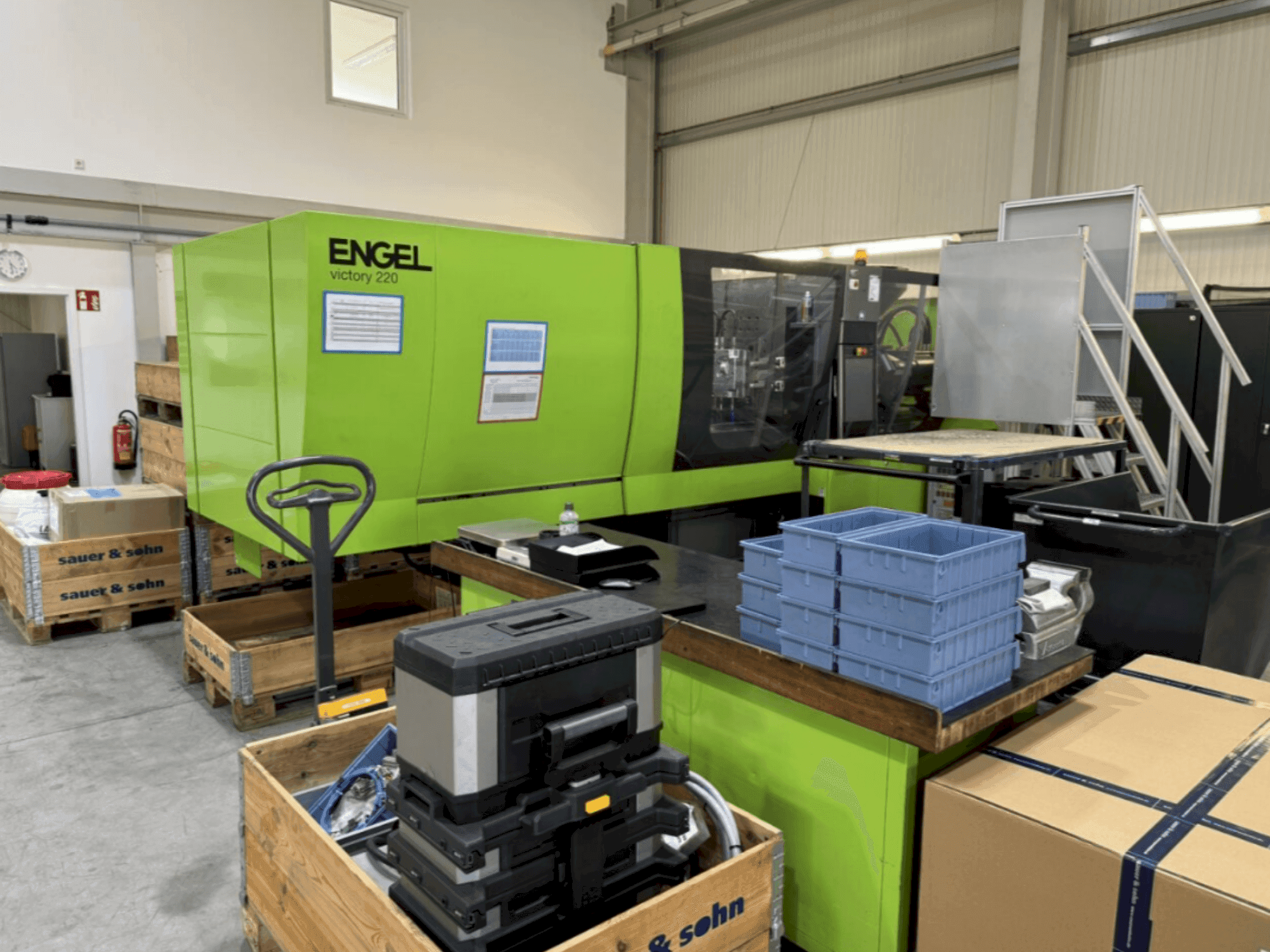 Frontansicht der Engel Victory 750 / 220 spex  Maschine