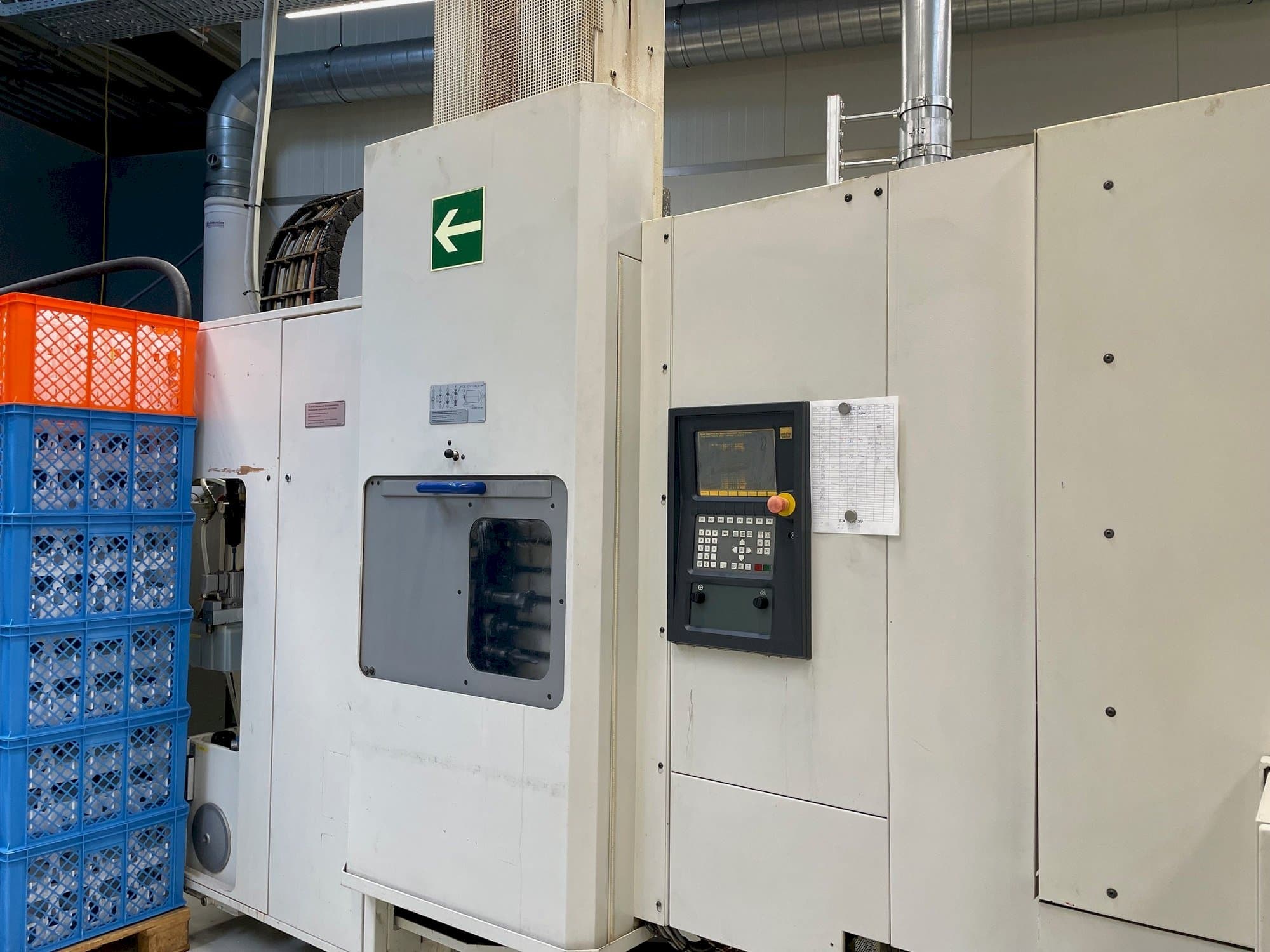 Frontansicht der HELLER MC 16 Maschine