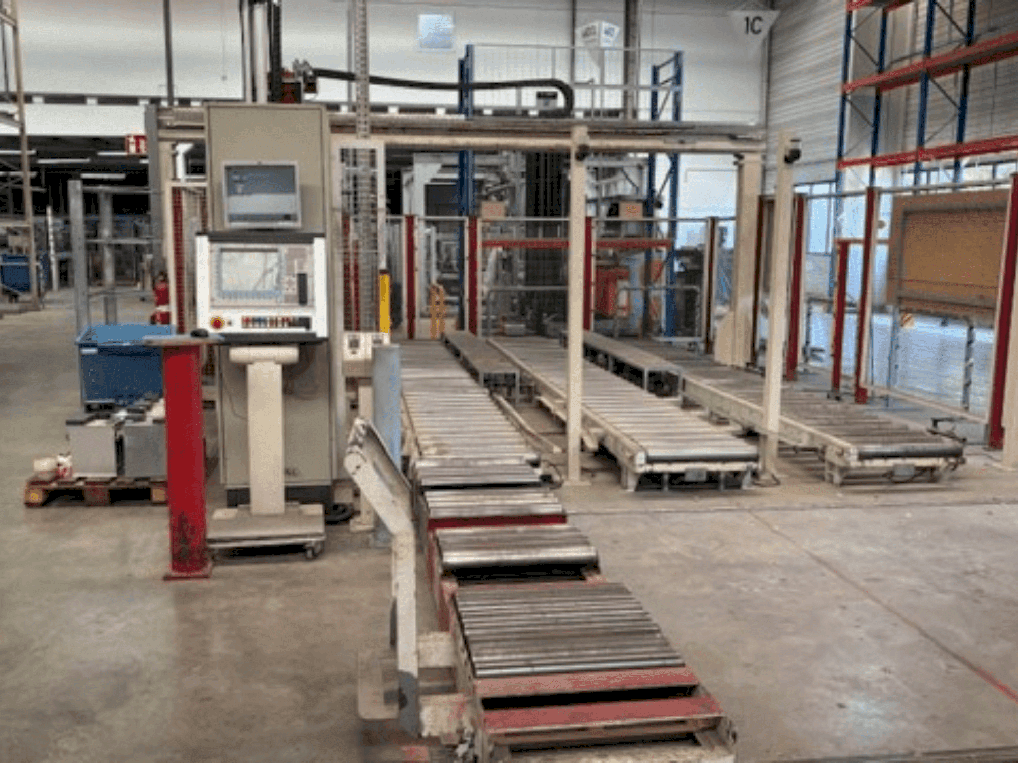 Frontansicht der LIGMATECH MAW/Nottmeyer, Ligmatech  Maschine